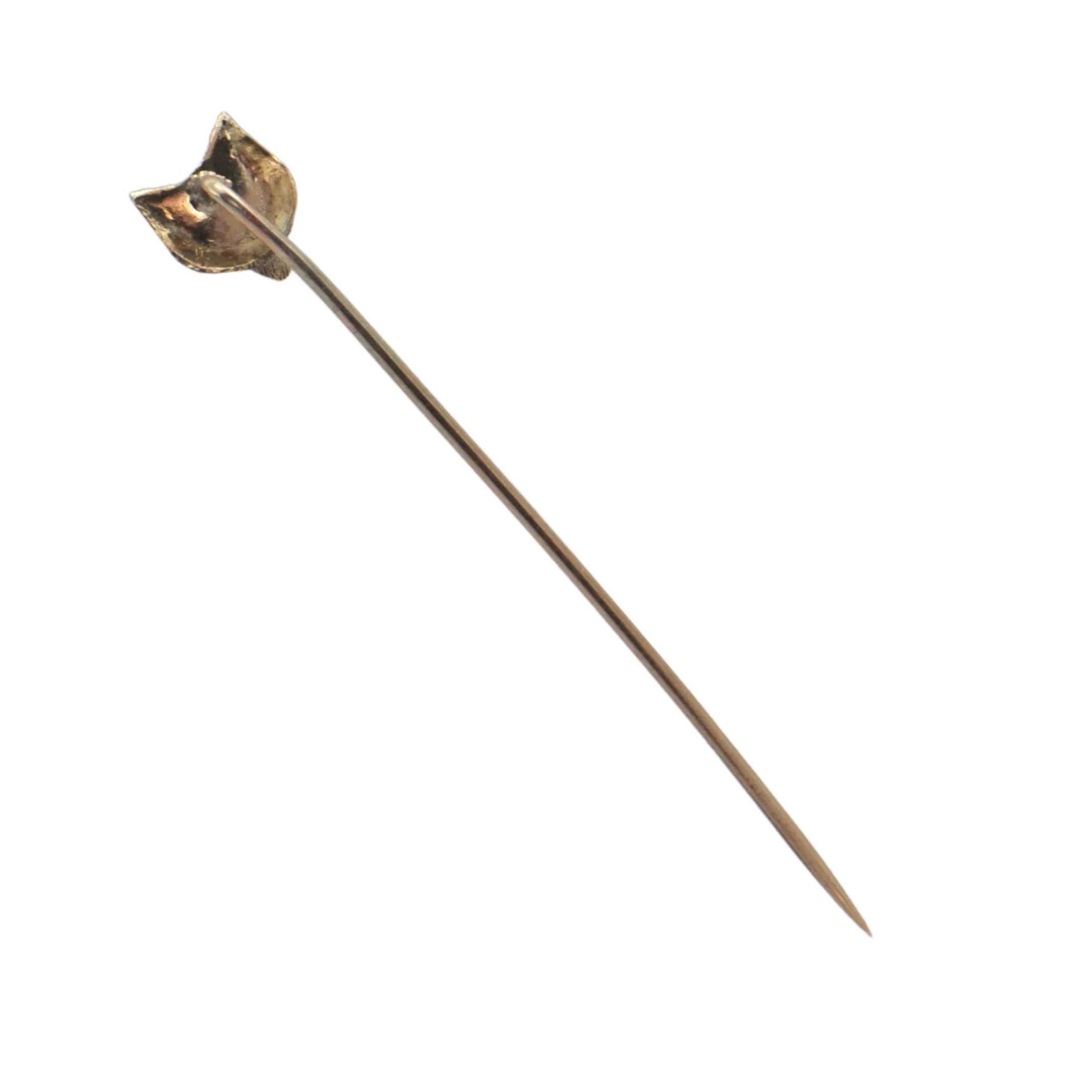 9k Antique Ruby Fox Stickpin