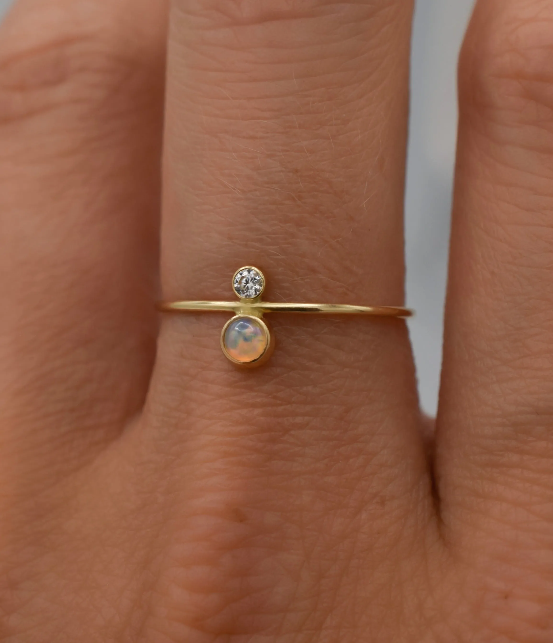 AUDREY Opal Ring 14K