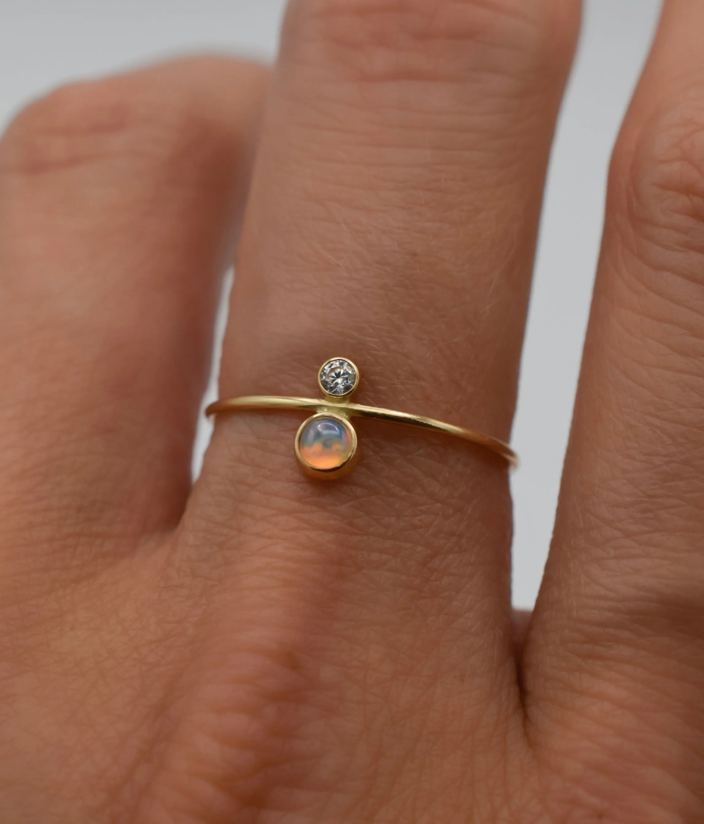 AUDREY Opal Ring 14K