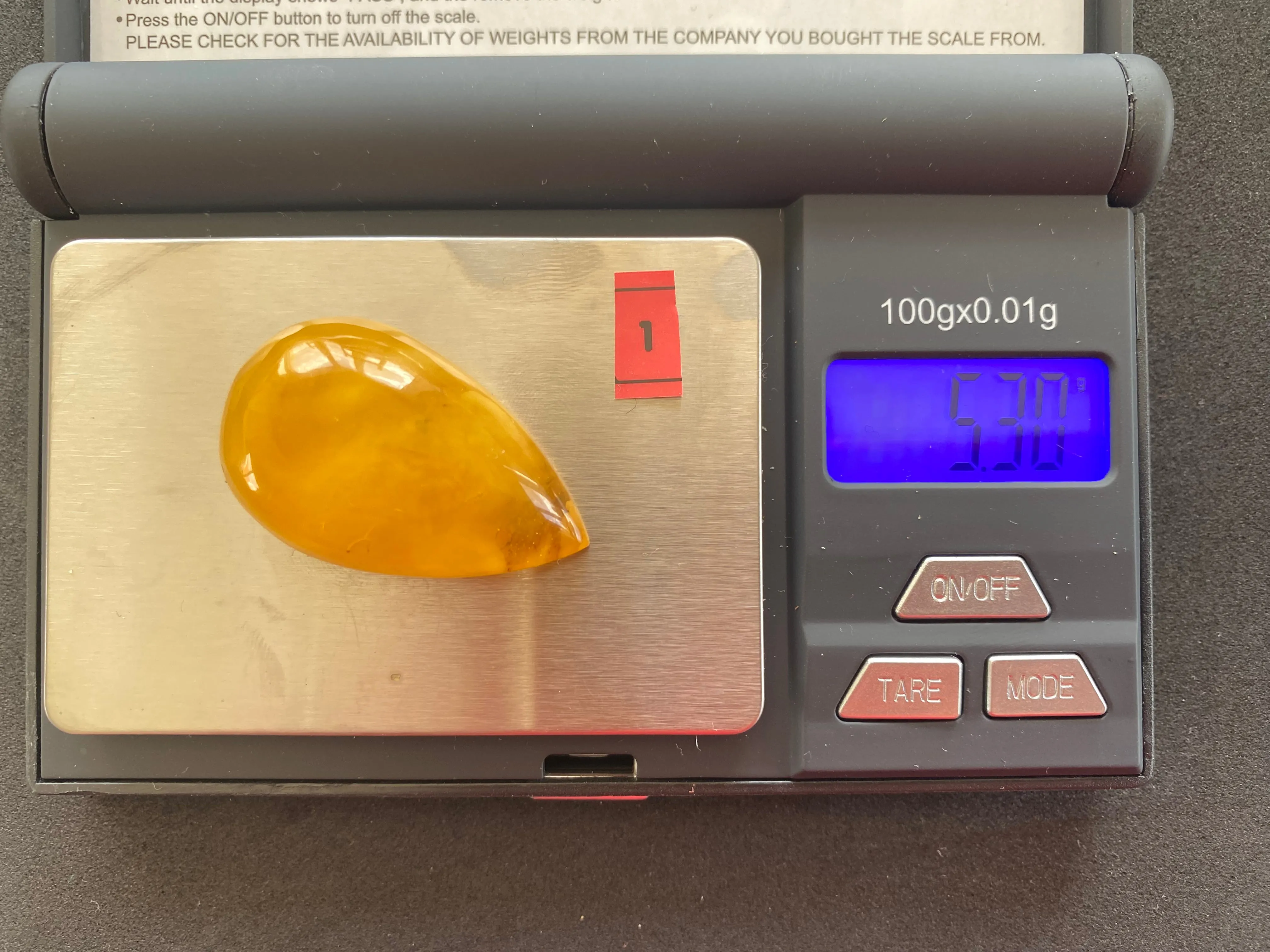 Baltic amber pendant