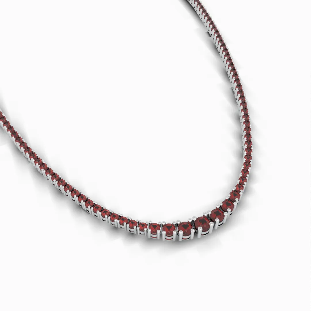 Burmese Ruby Necklace - Dominika