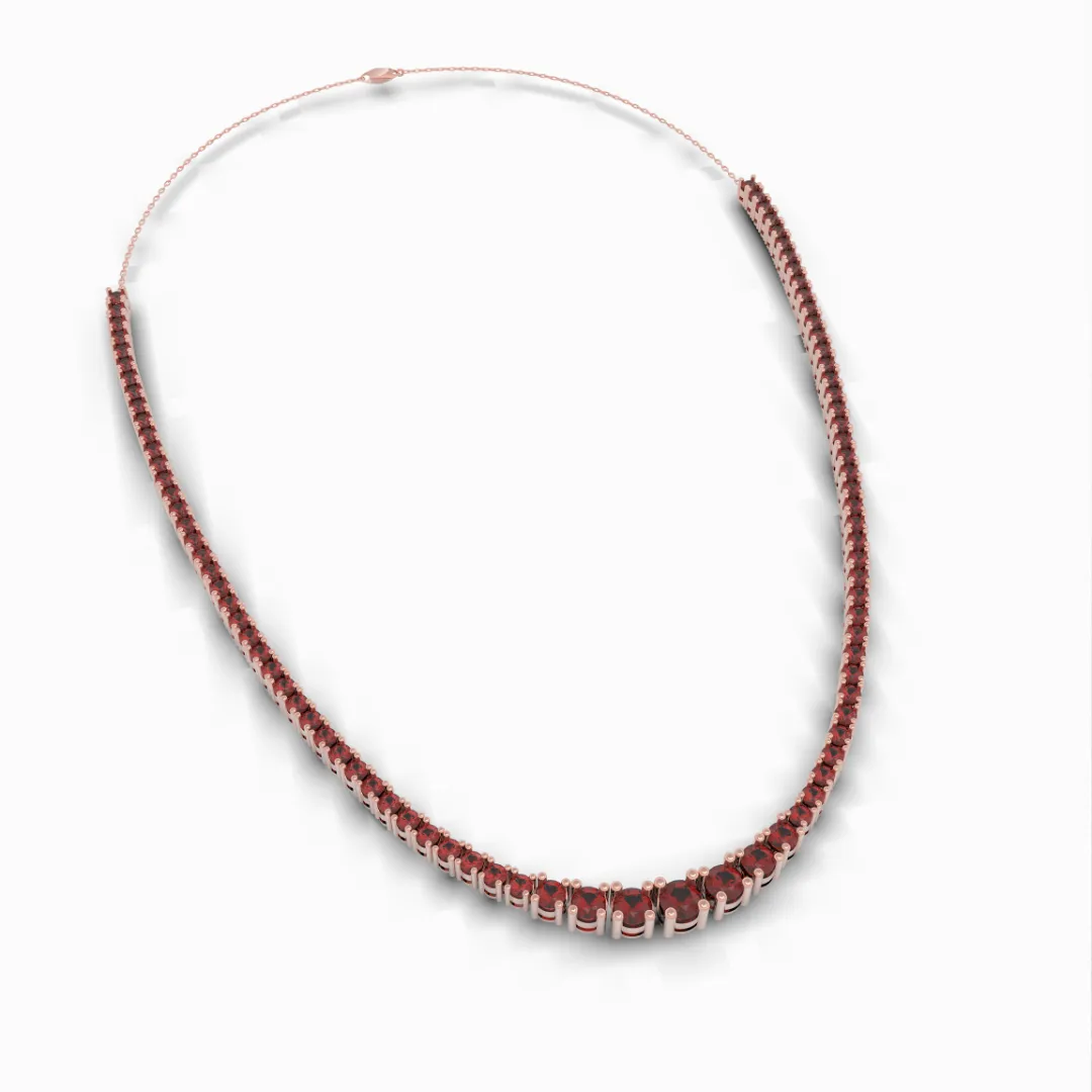 Burmese Ruby Necklace - Dominika