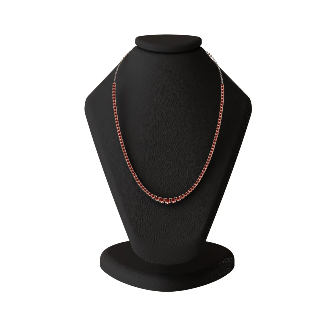 Burmese Ruby Necklace - Dominika