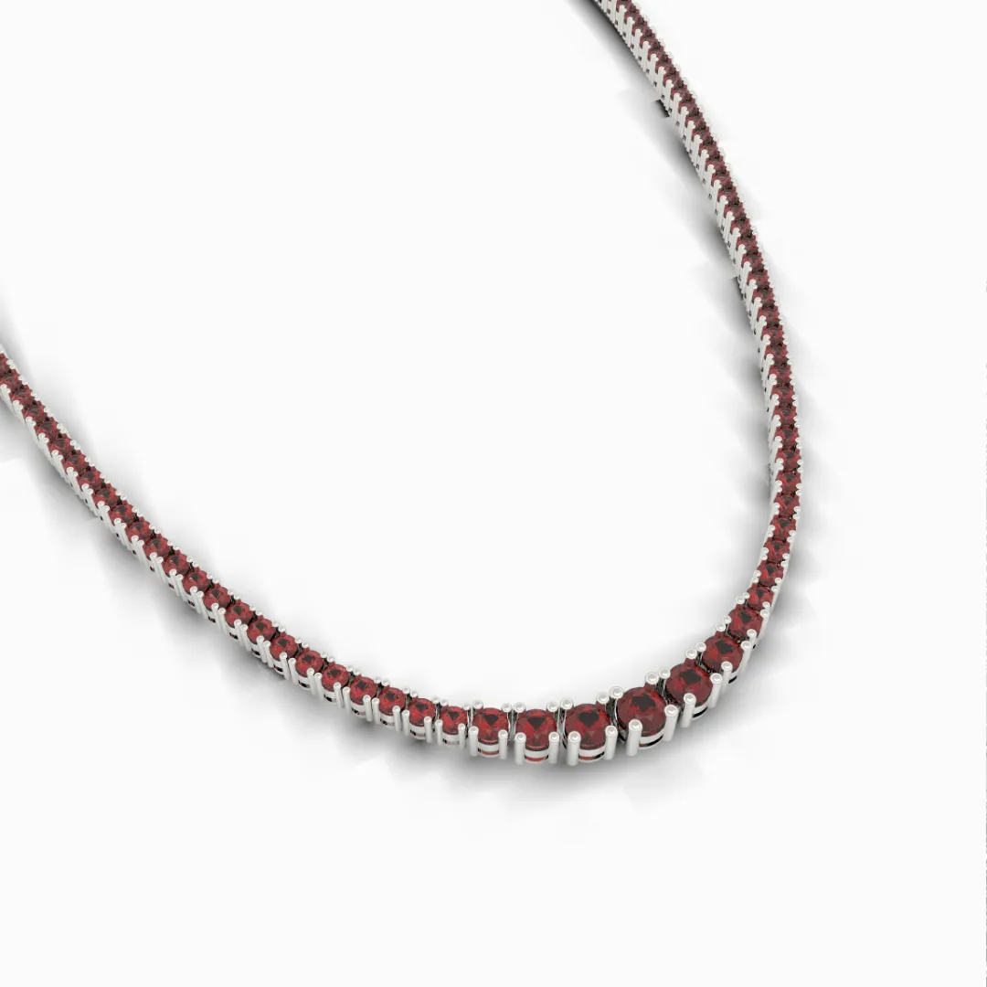 Burmese Ruby Necklace - Dominika