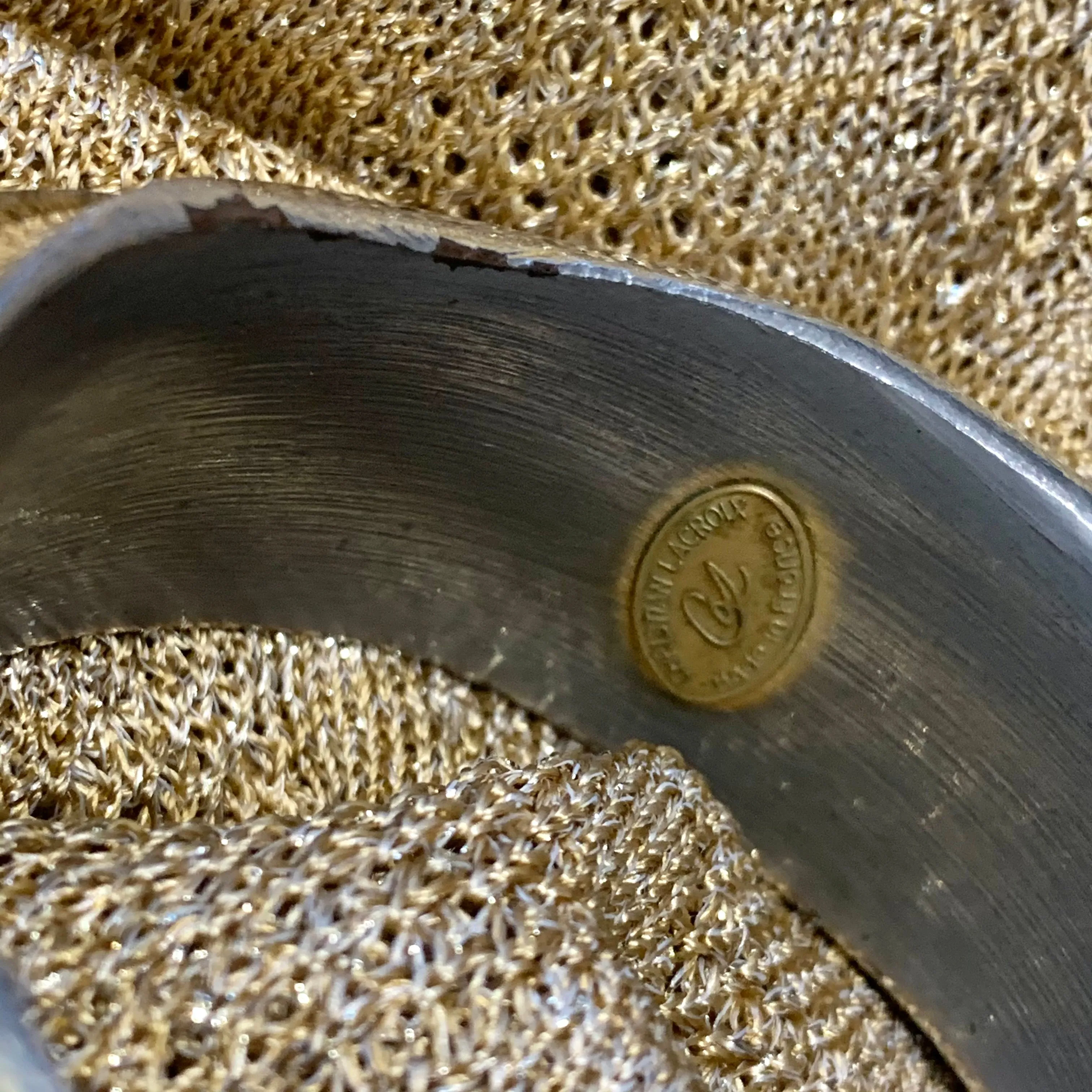 Christian Lacroix Silver and Gold Bangle
