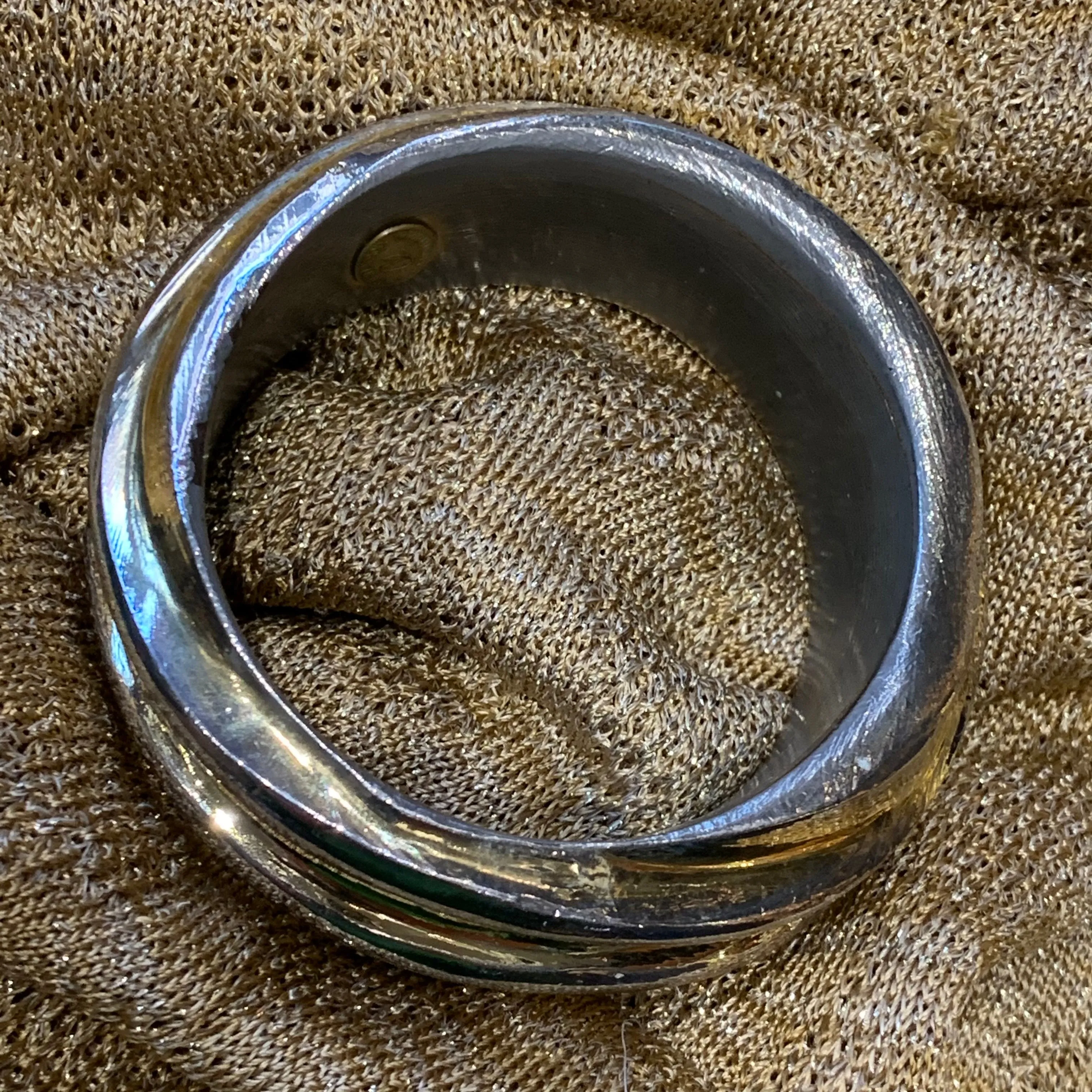 Christian Lacroix Silver and Gold Bangle