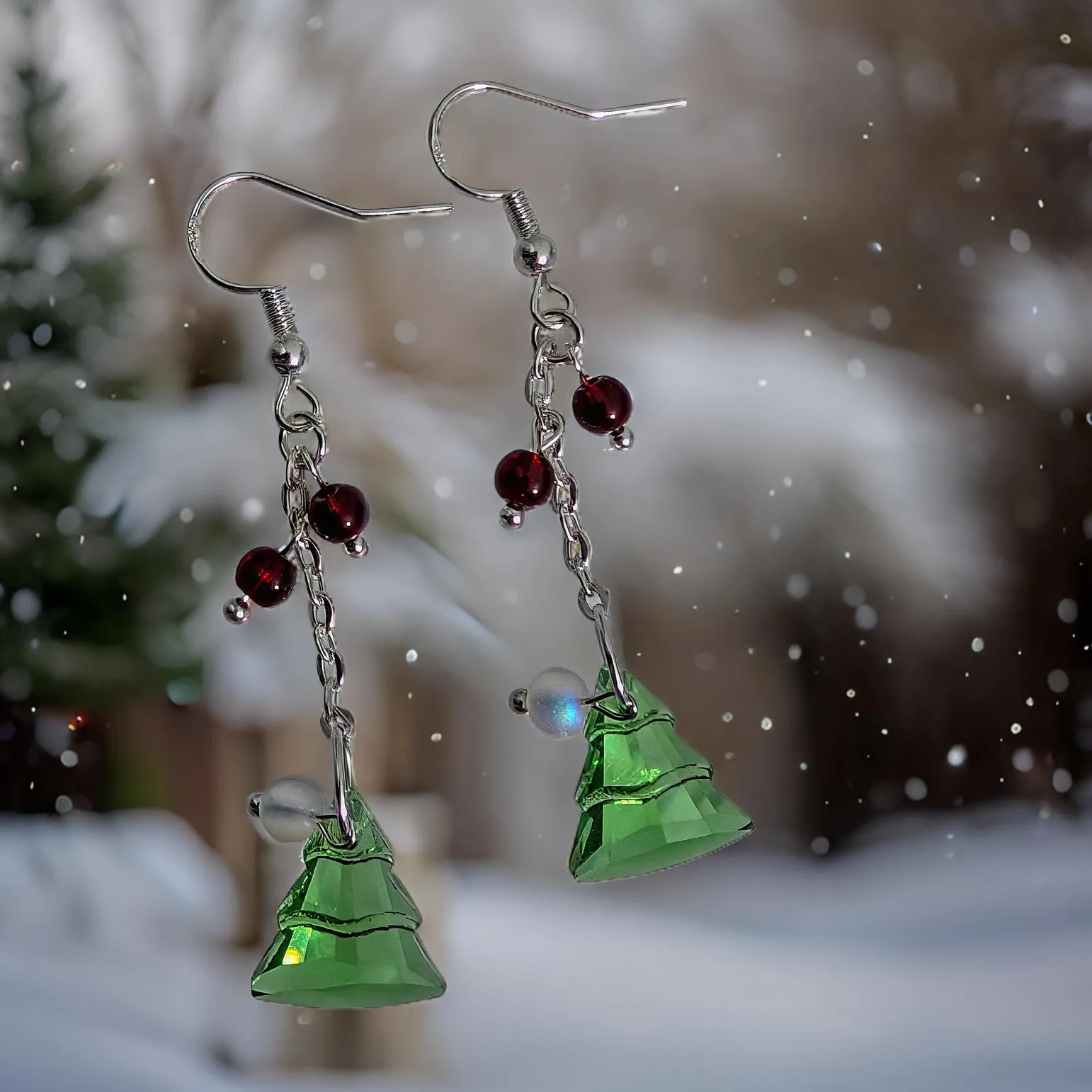 Christmas tree - Earrings