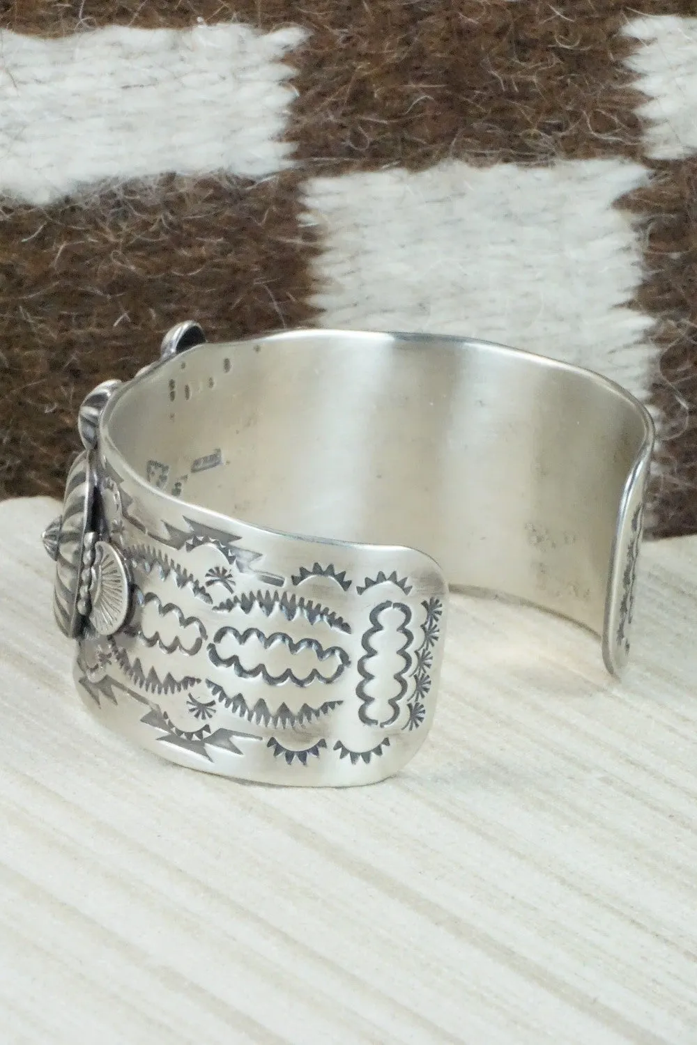 Coral and Sterling Silver Bracelet - Andrew Gordon