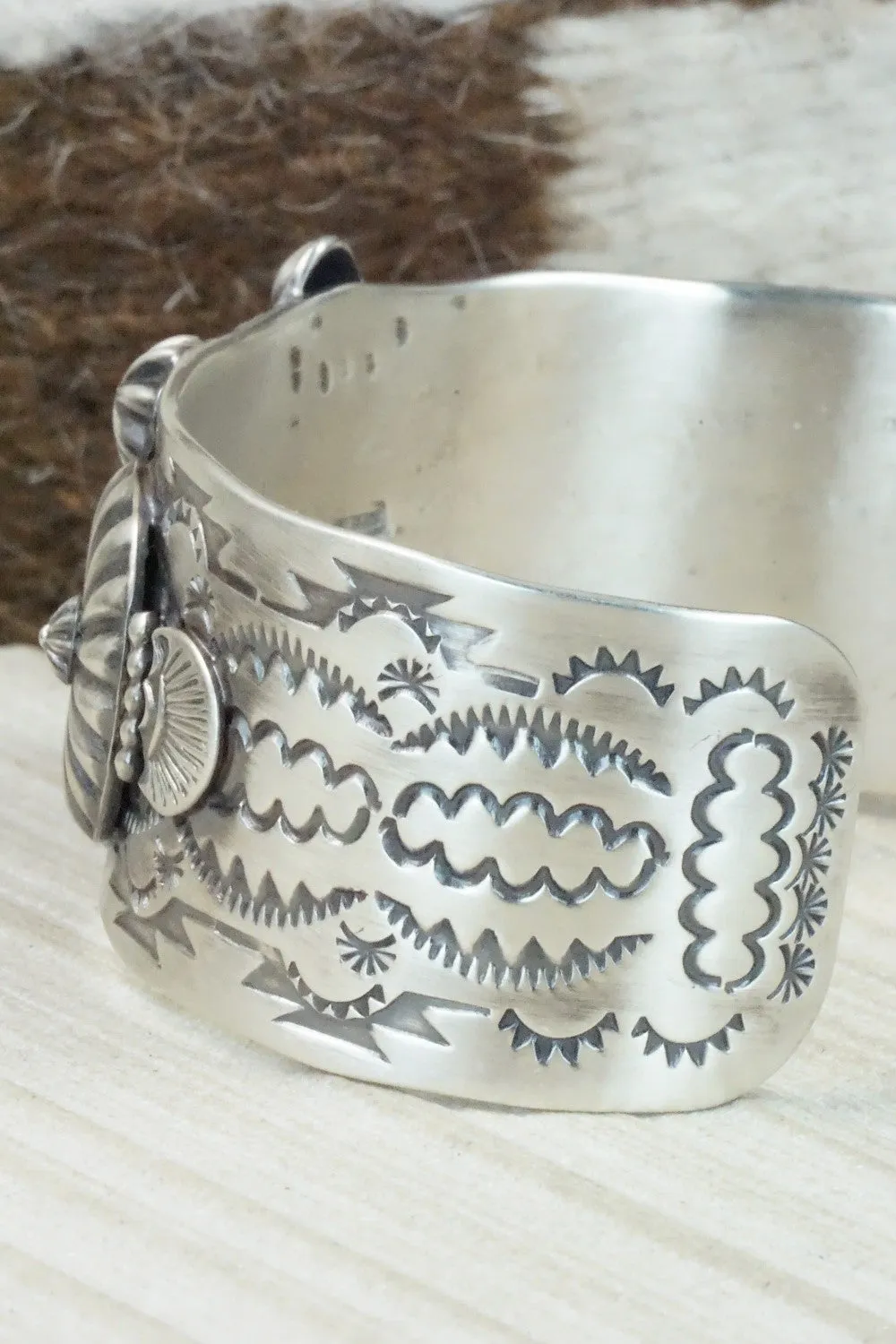 Coral and Sterling Silver Bracelet - Andrew Gordon