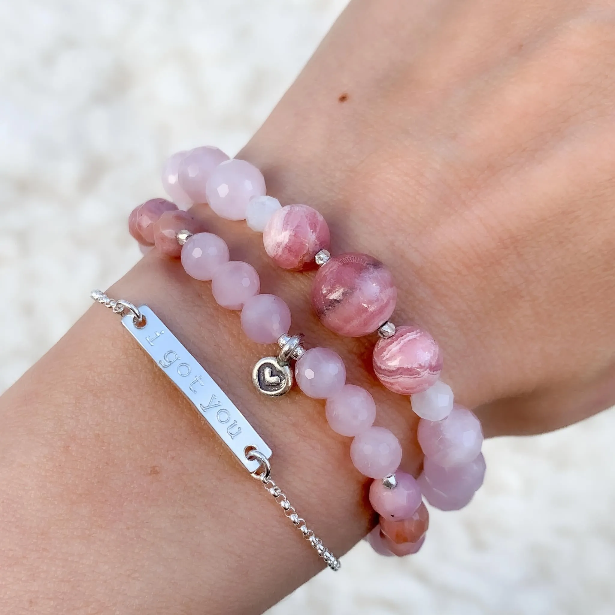 Custom Mini Mantra Bar Bracelet | Sterling
