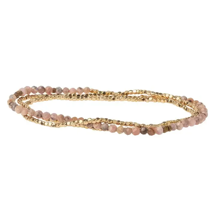 Delicate Stone Rhodochrosite/gold - Stone of Love
