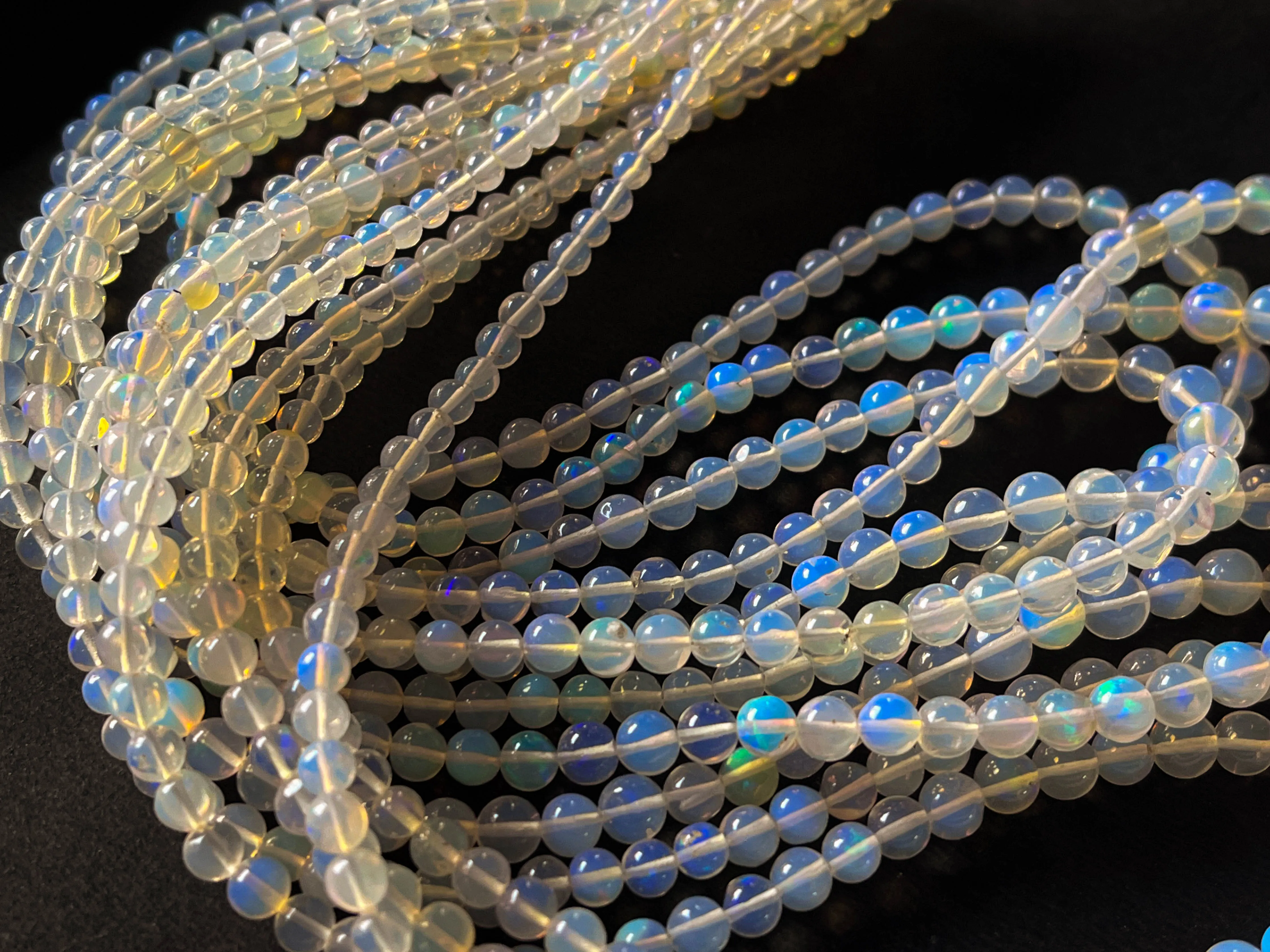 Ethiopian Opal Spherical Shape Beads
