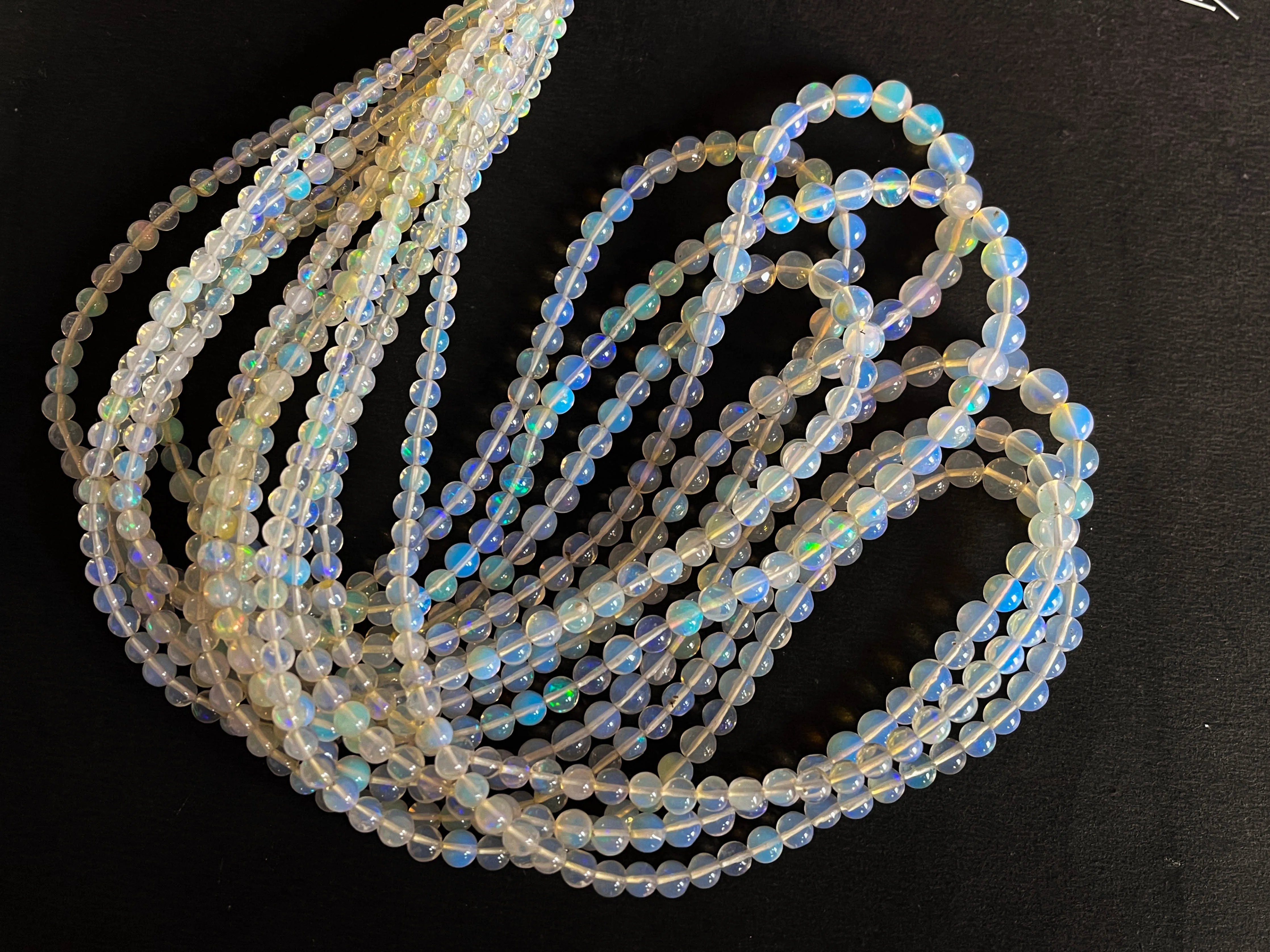 Ethiopian Opal Spherical Shape Beads