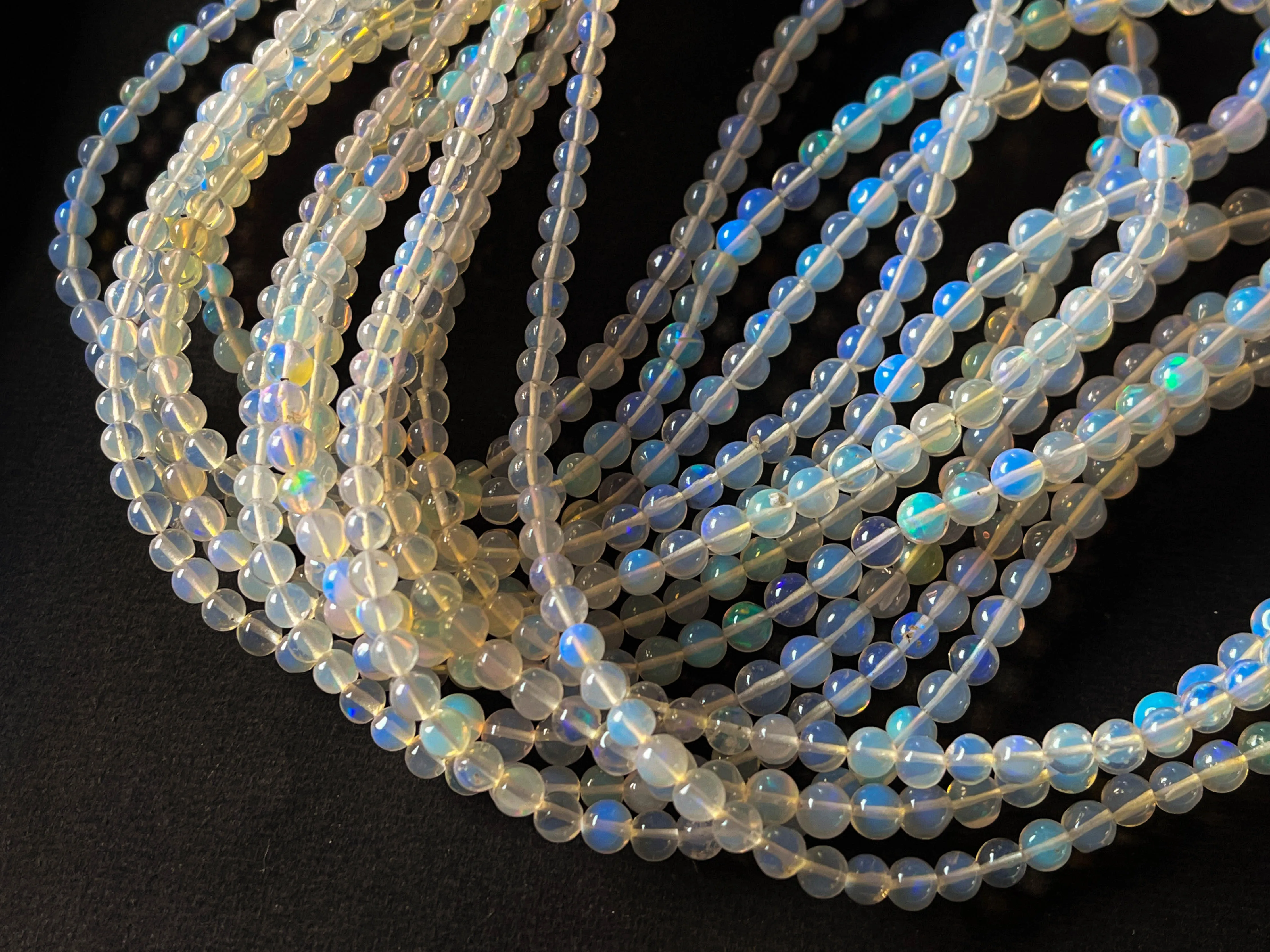 Ethiopian Opal Spherical Shape Beads