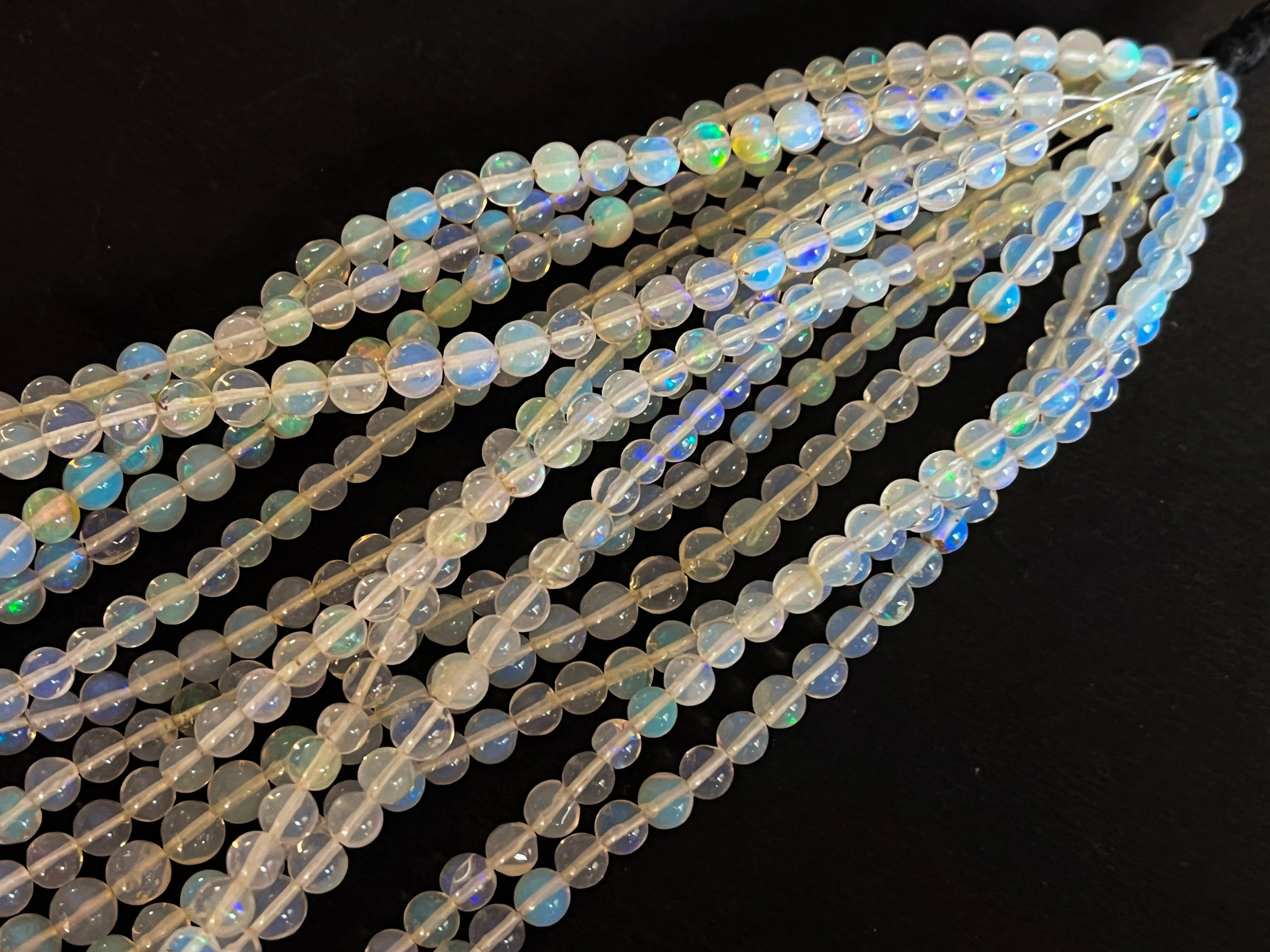 Ethiopian Opal Spherical Shape Beads