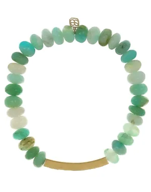 Good Luck Peru Opal Bead Bracelet