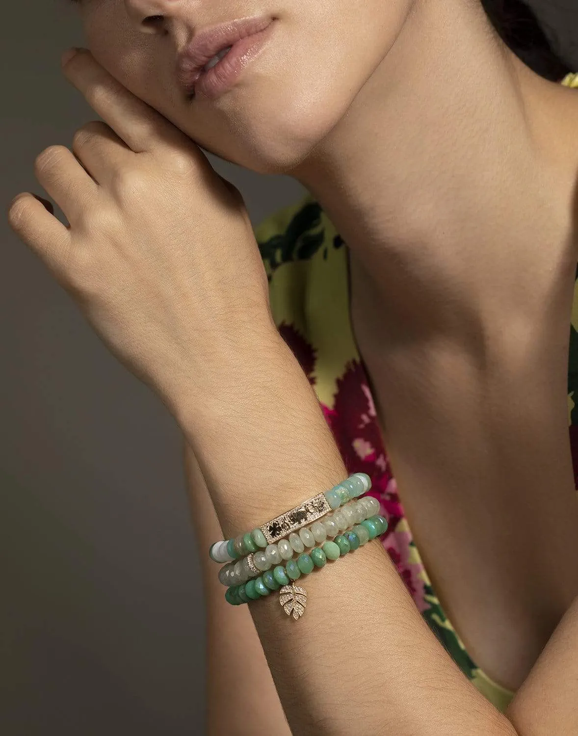 Good Luck Peru Opal Bead Bracelet