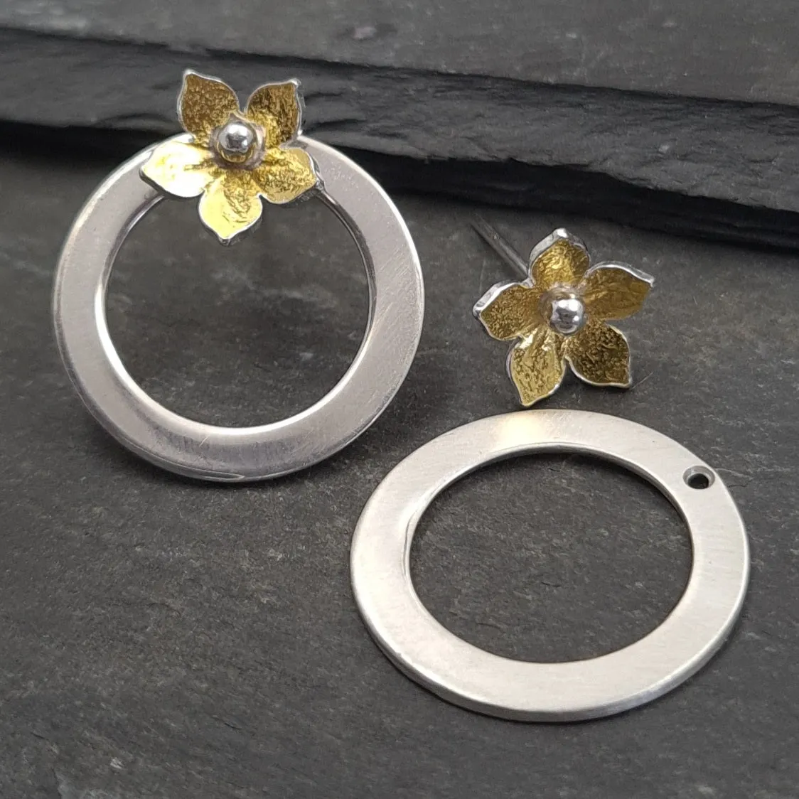 Maxine Sterling Silver Hoop Earring Enhancer