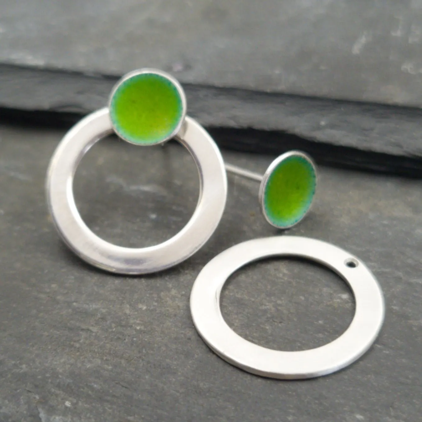 Maxine Sterling Silver Hoop Earring Enhancer