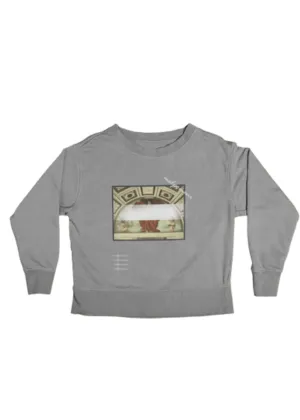 Melpomene Unisex Sweatshirt in Grey