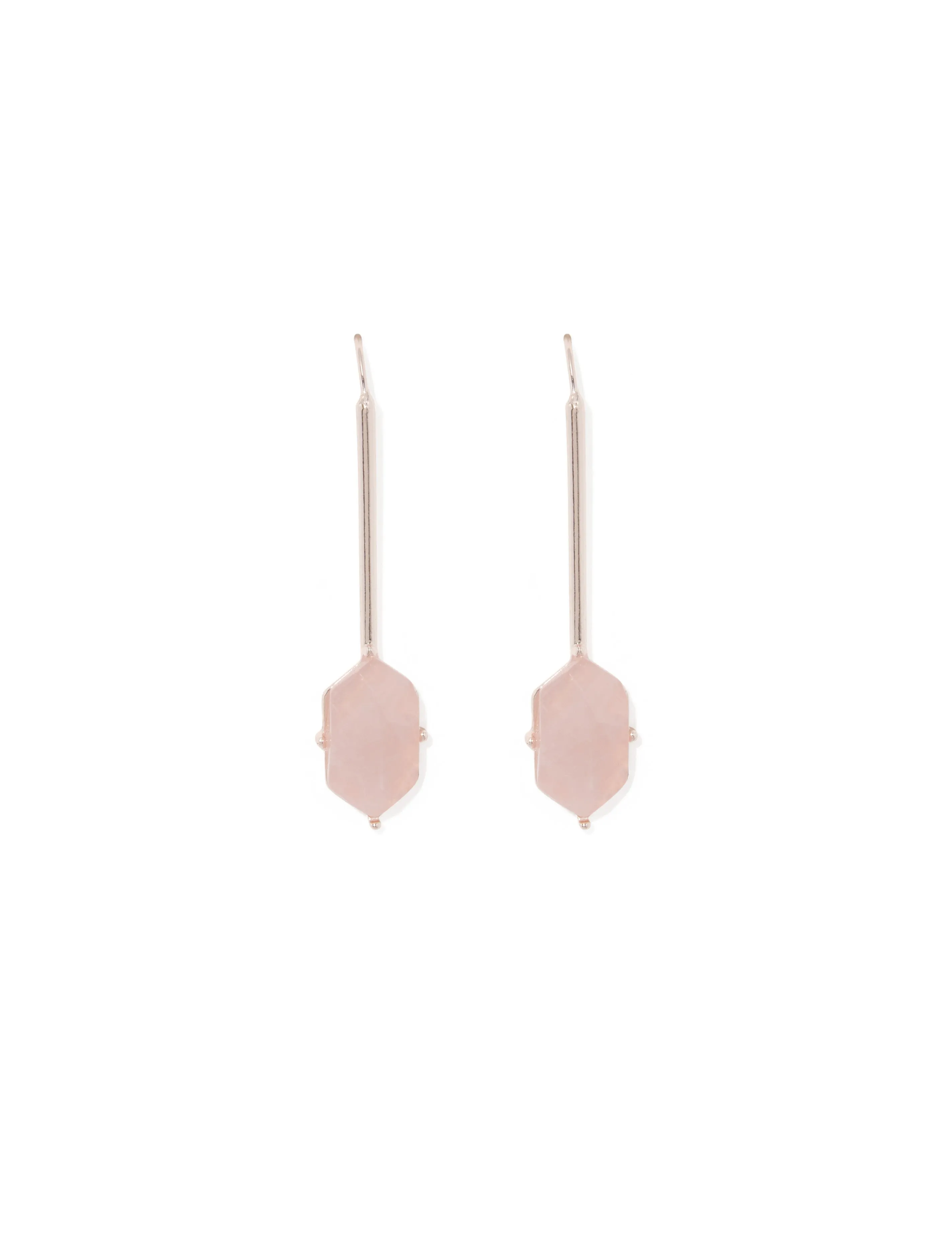 Miriam Rose Quartz Drop Earrings