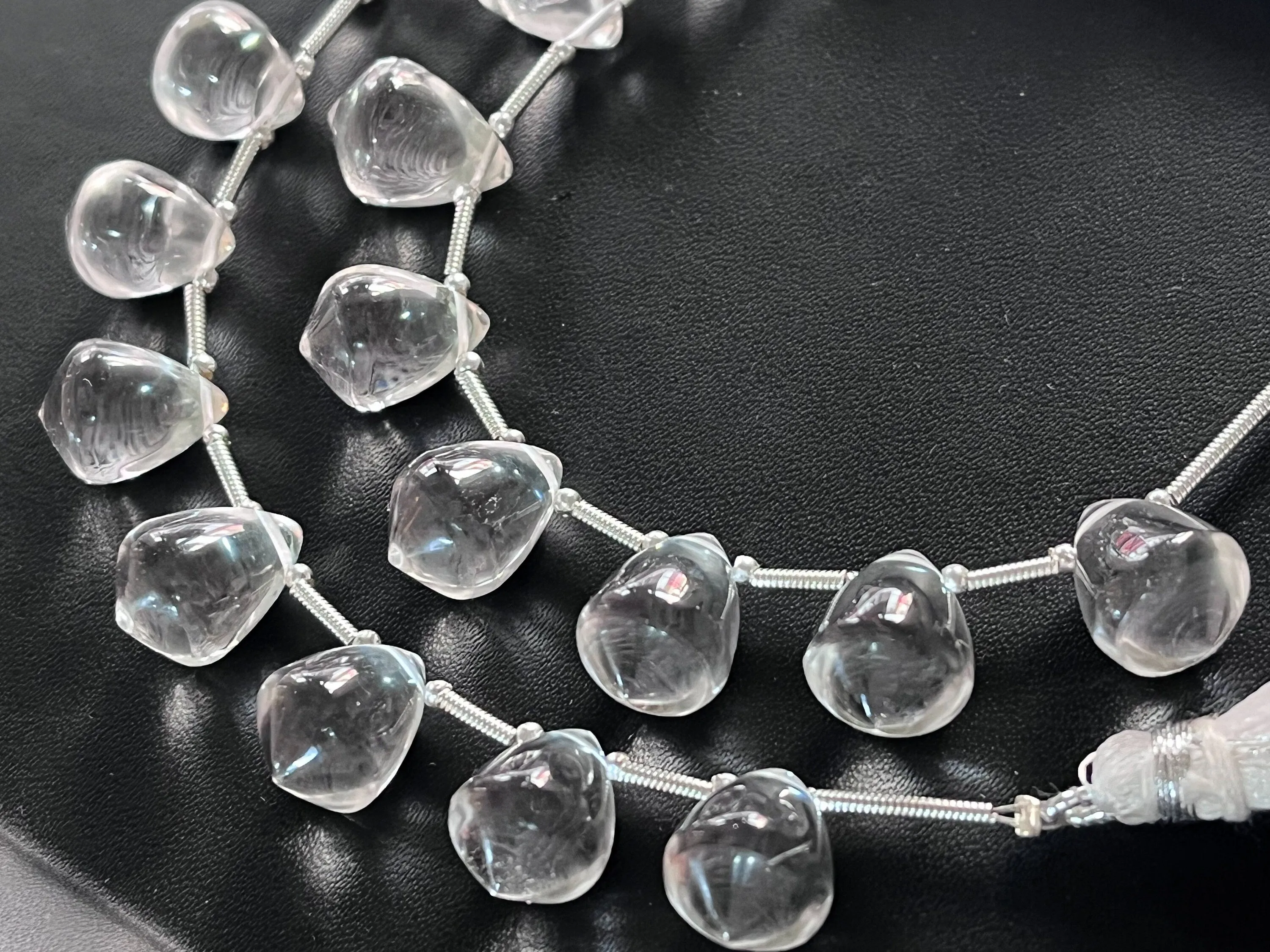 Natural Crystal Smooth Fancy Drops