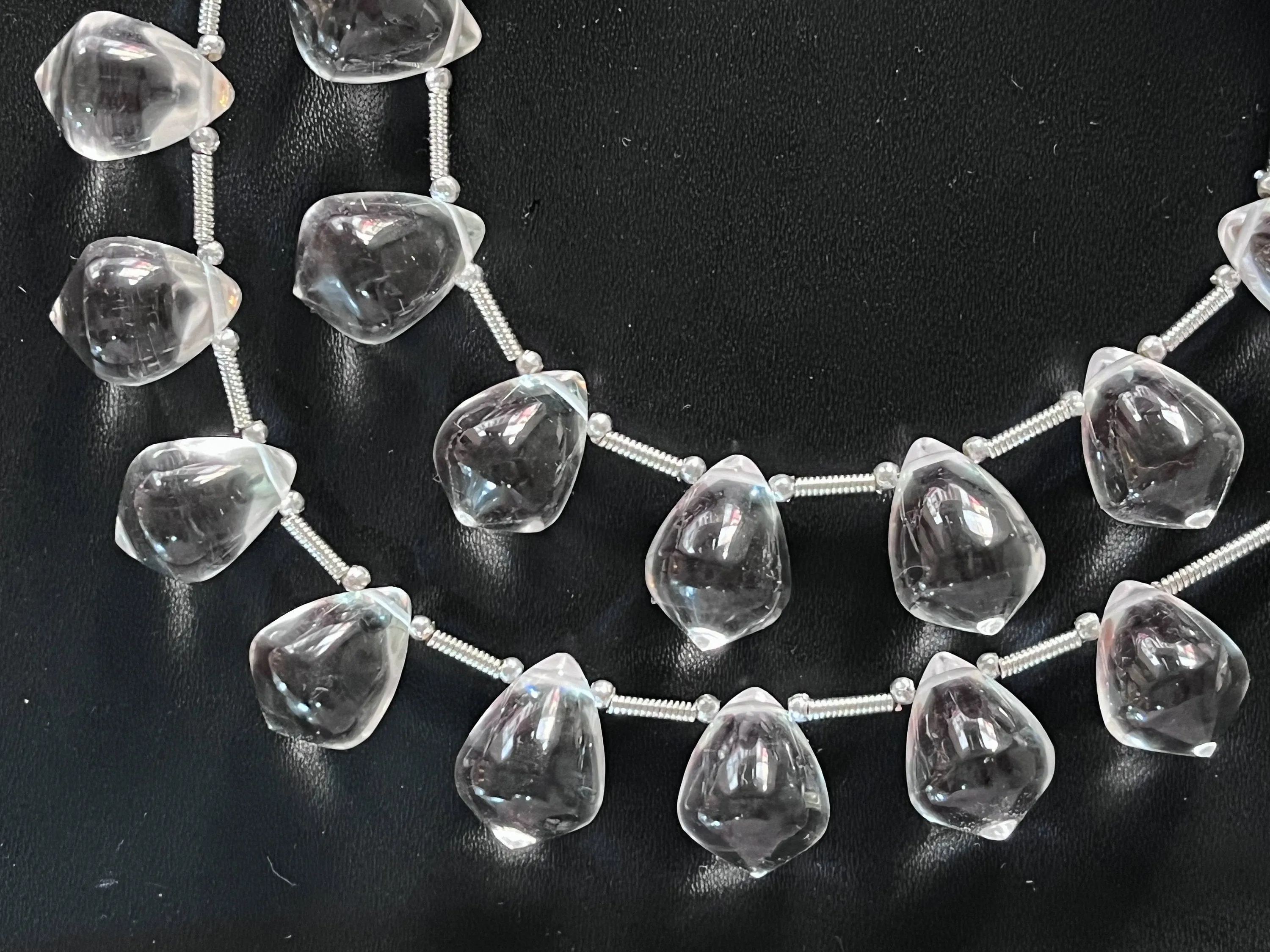 Natural Crystal Smooth Fancy Drops
