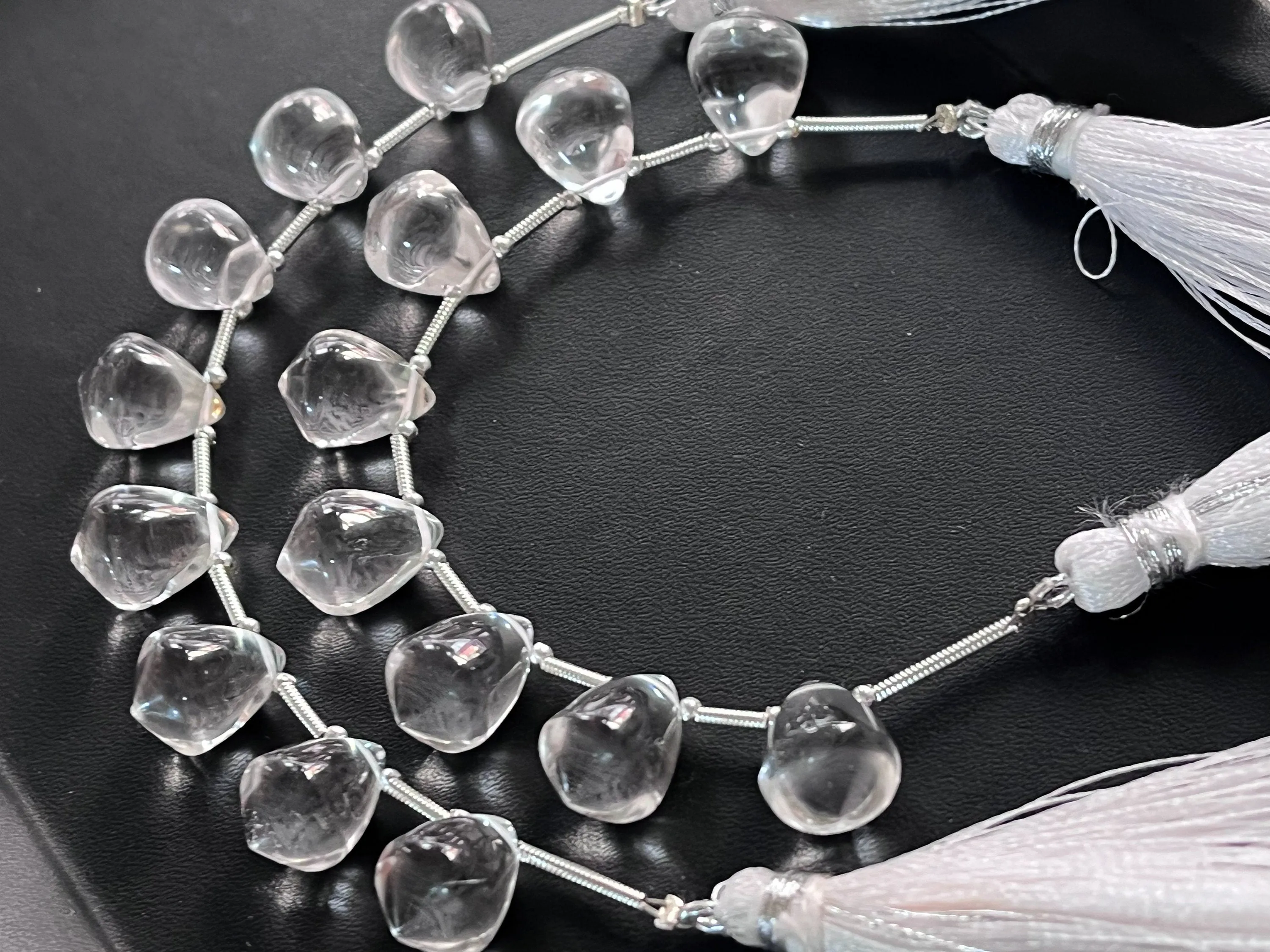 Natural Crystal Smooth Fancy Drops