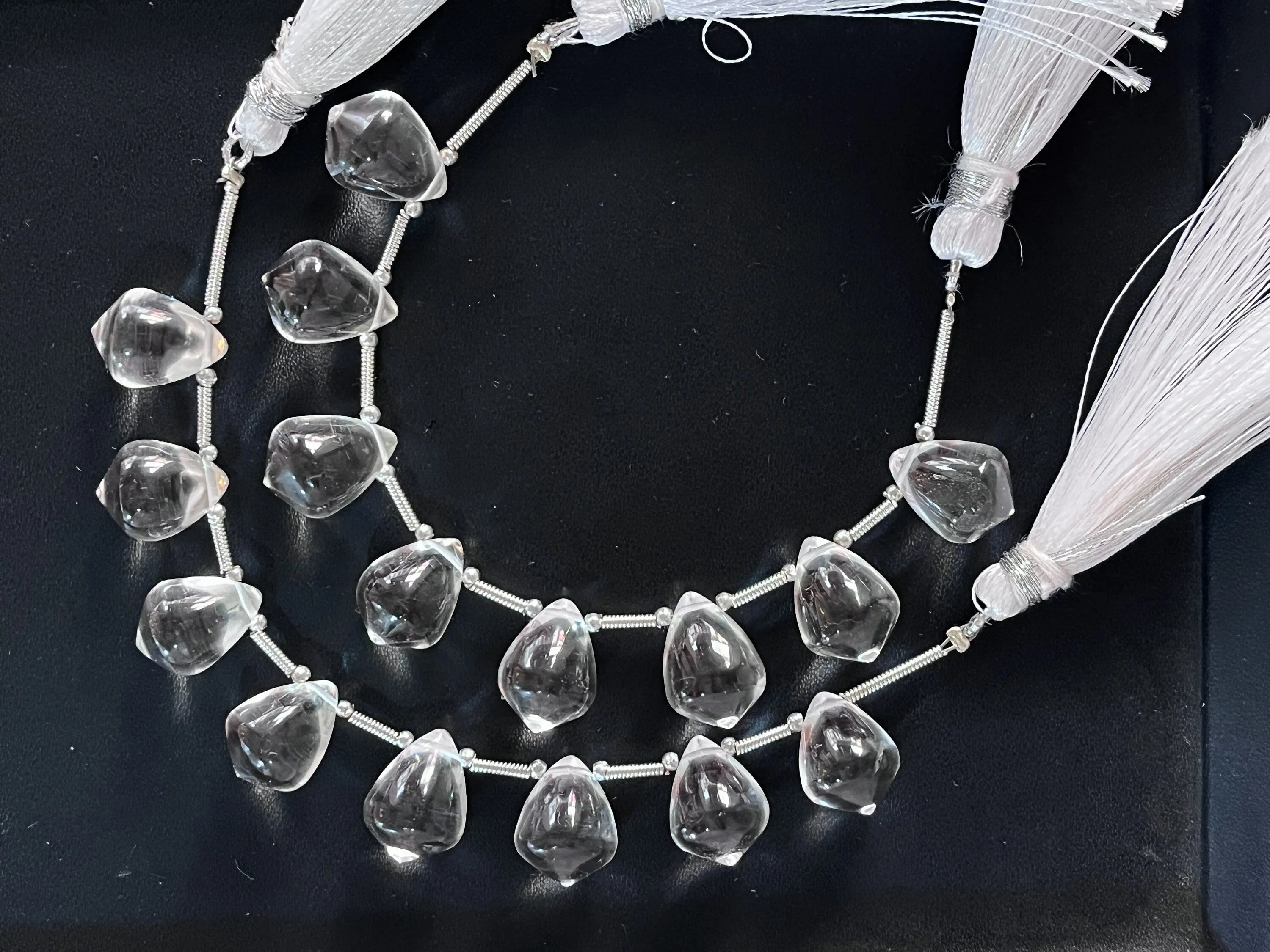Natural Crystal Smooth Fancy Drops