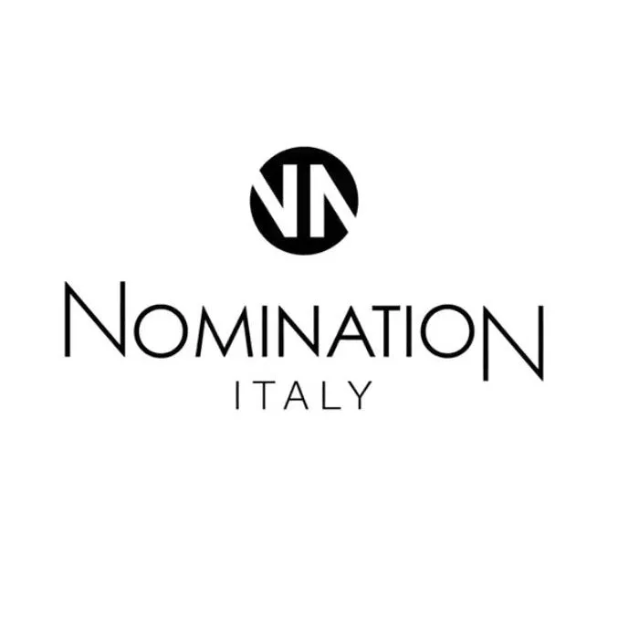 NOMINATION Link Silver and Red Opal Oval