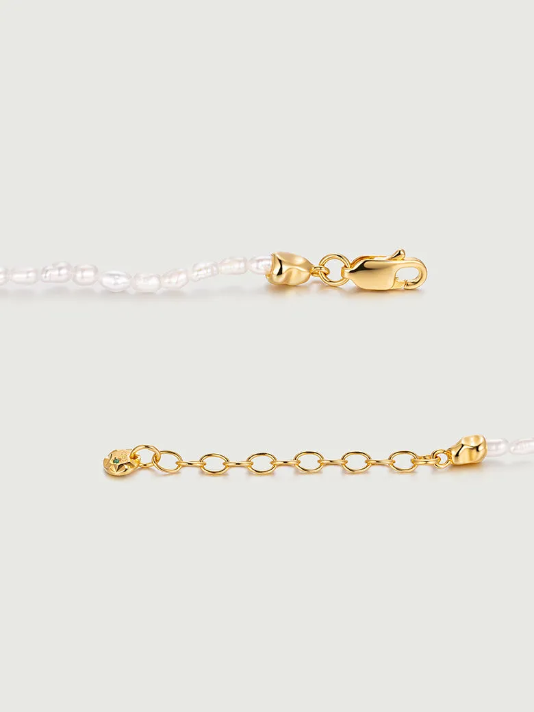 Opal Texture Pearl Beaded Bracelet