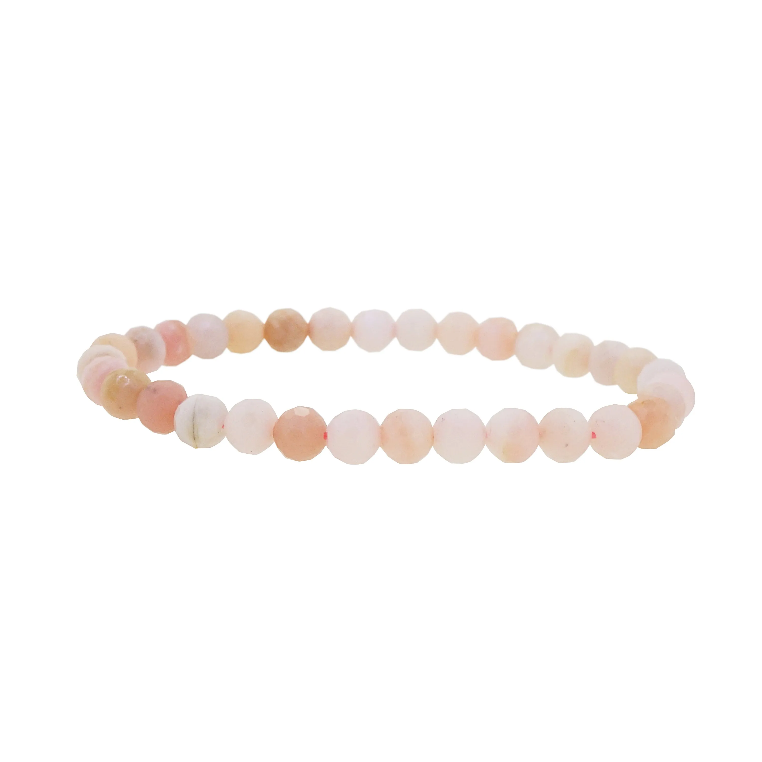 Pink Opal Faceted 6mm