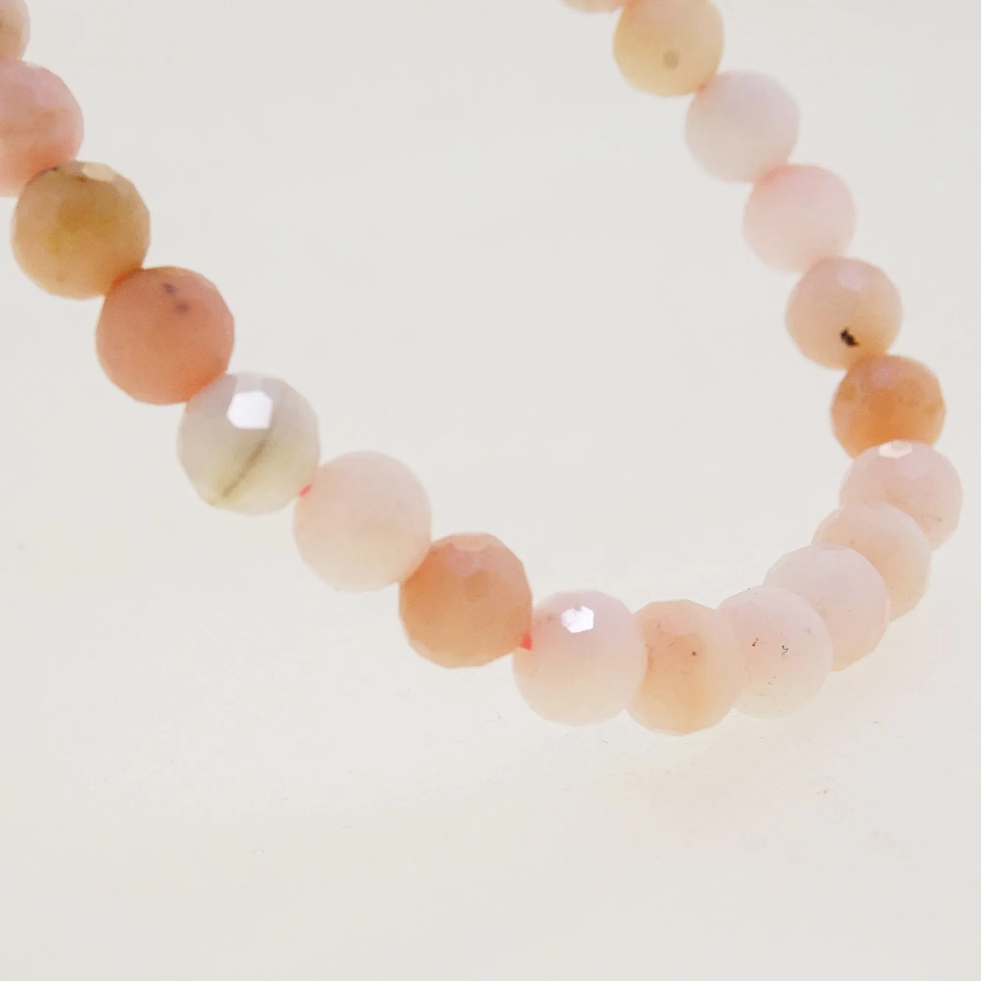 Pink Opal Faceted 6mm