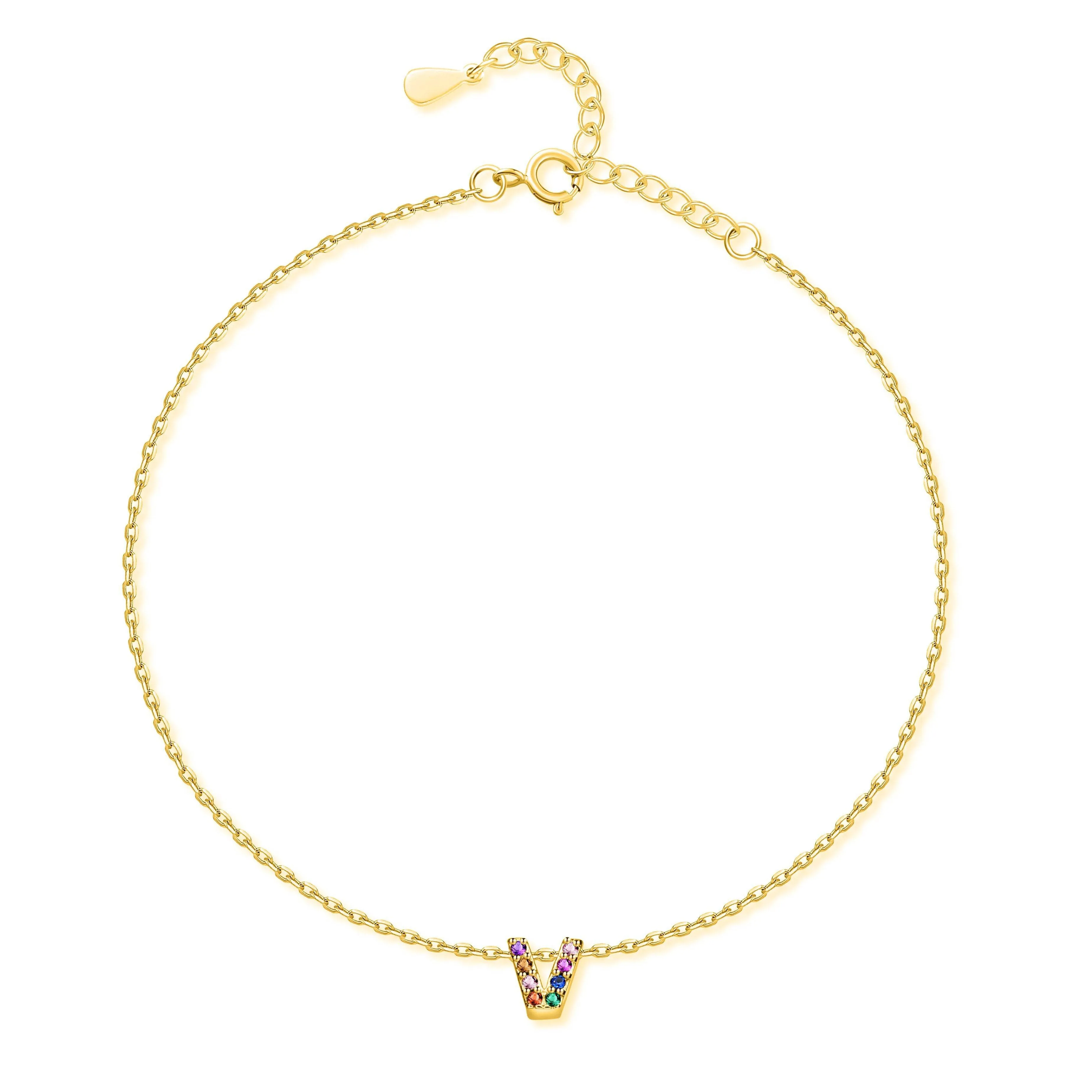 "Initial" Anklet