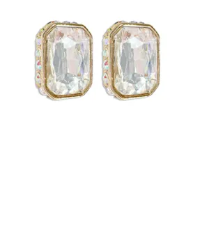 Radiant Cut Diamond Earrings