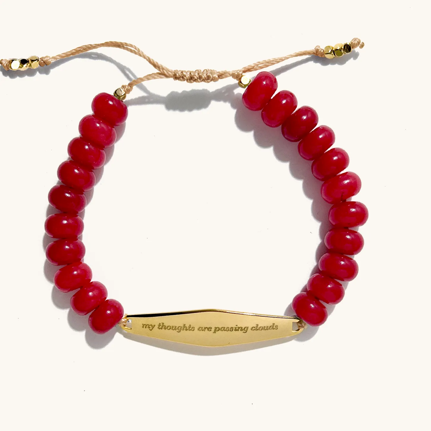 Red Coral Gemstone Bracelet