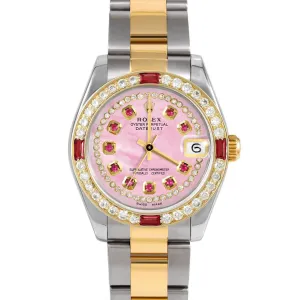 Rolex Datejust 31mm | 178273-PMOP-STRR-4RBY-OYS