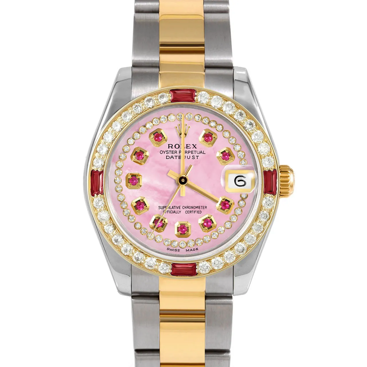 Rolex Datejust 31mm | 178273-PMOP-STRR-4RBY-OYS