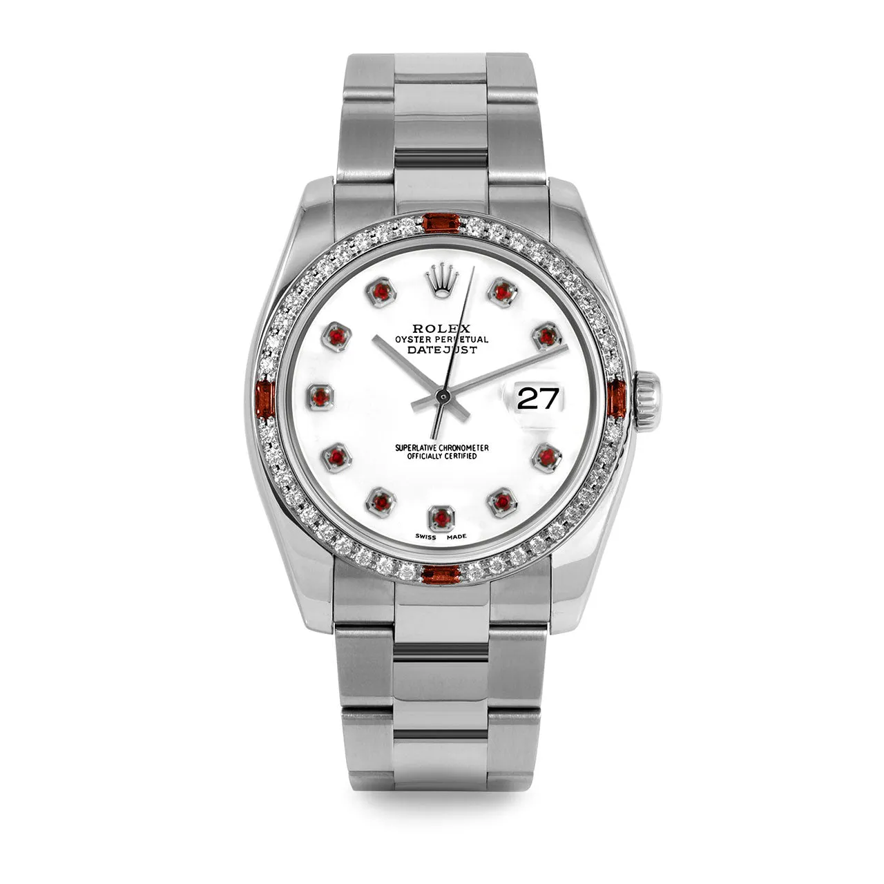 Rolex Datejust 36mm | 116234-WHT-RBY-AM-4RBY-OYS