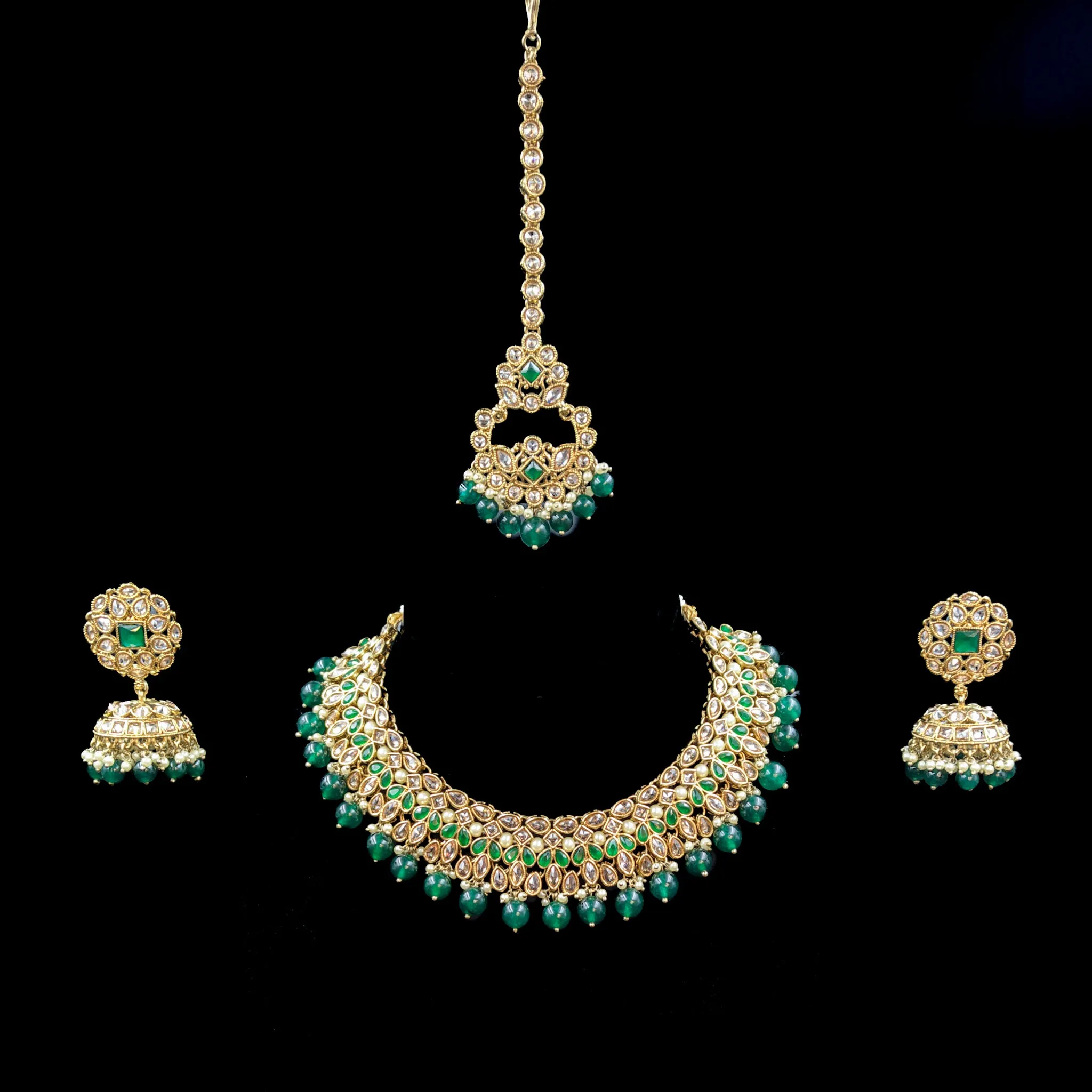 Round Neck Antique Necklace Set 7192-33