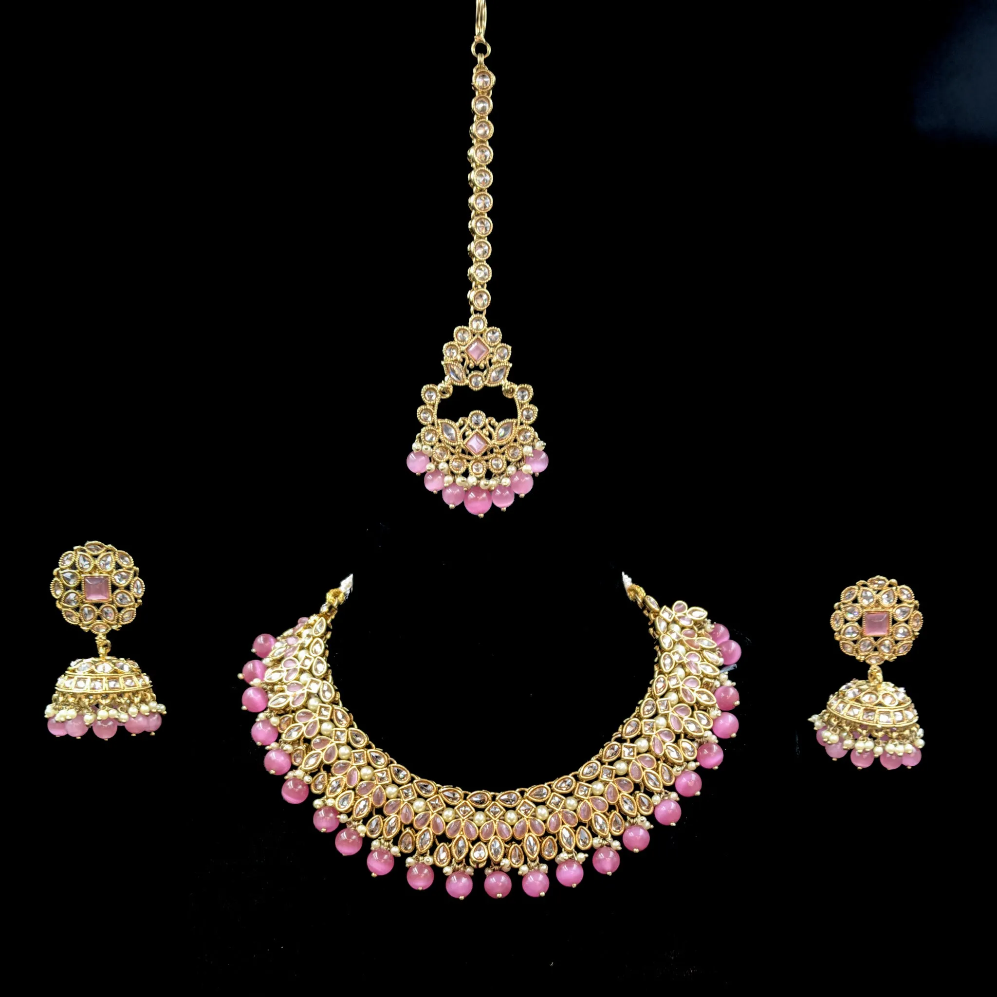 Round Neck Antique Necklace Set 7192-33