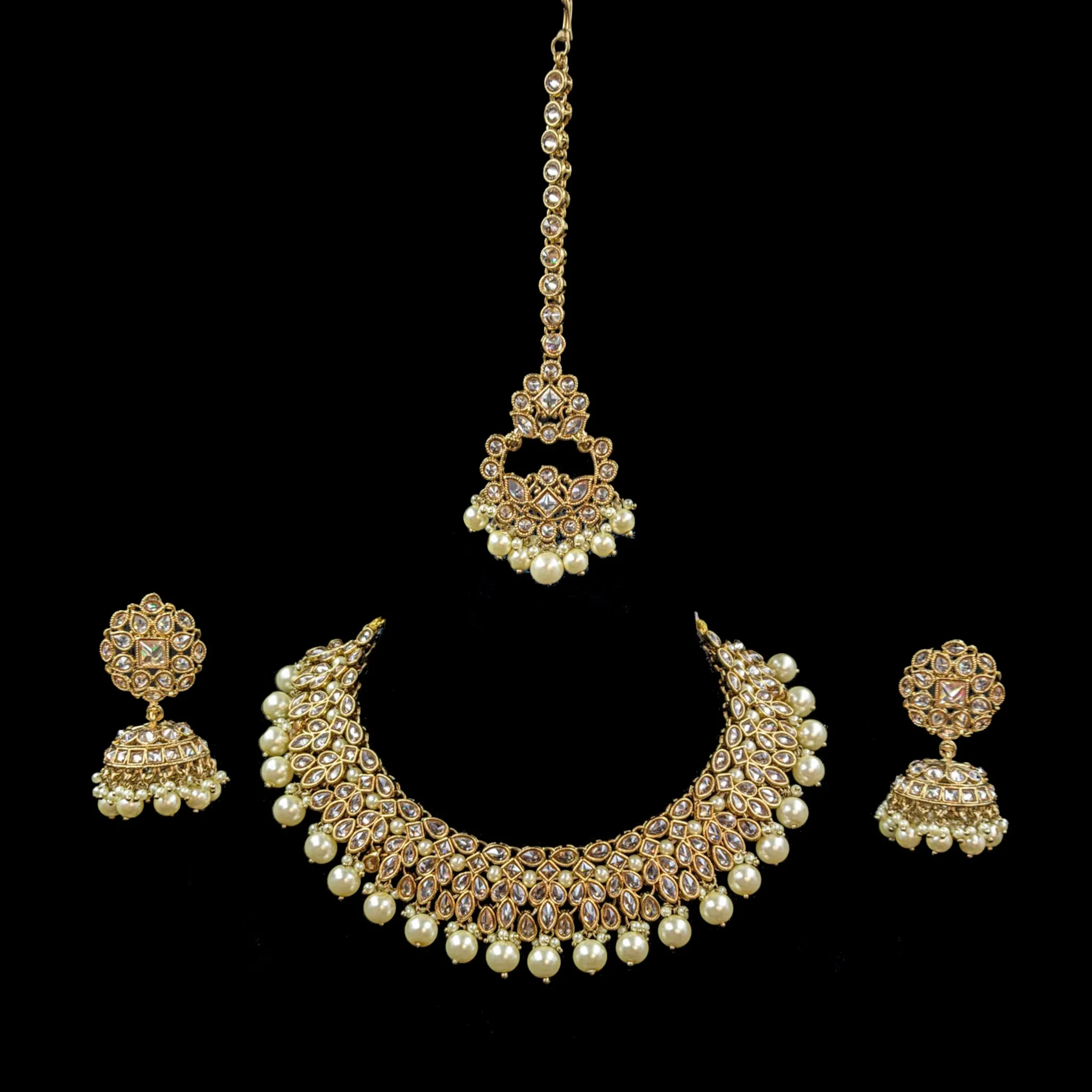 Round Neck Antique Necklace Set 7192-33