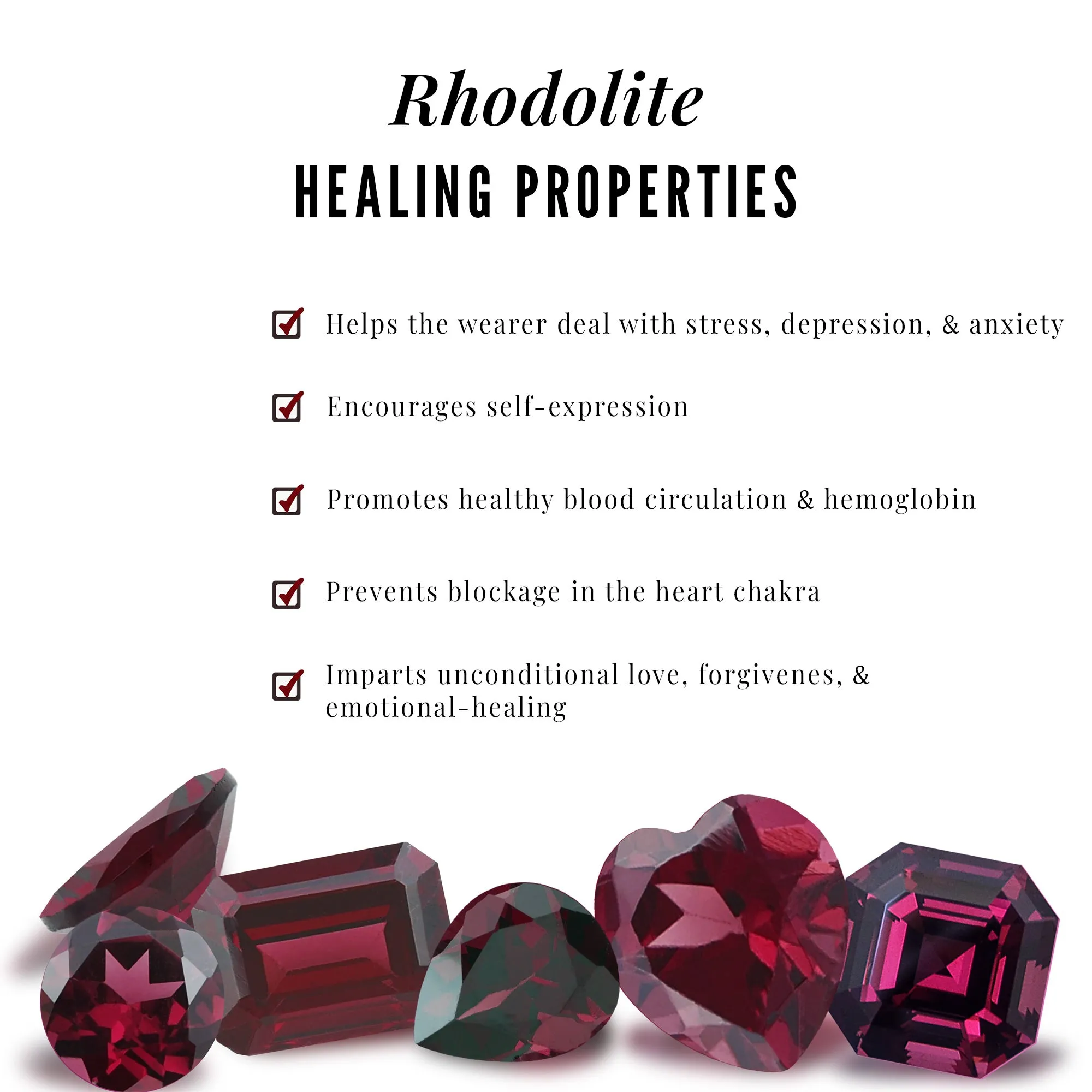 Round Shape Rhodolite and Diamond Halo Stud Earrings