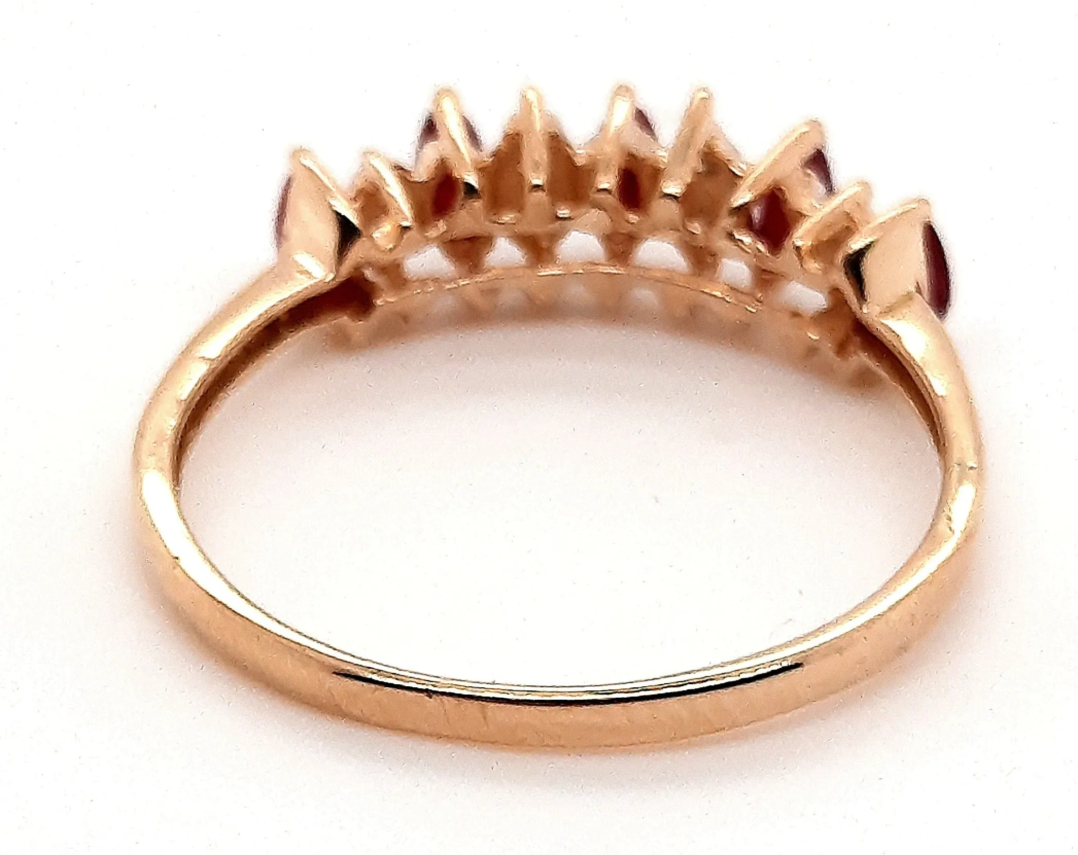 Ruby and Diamond Yellow Gold Ring