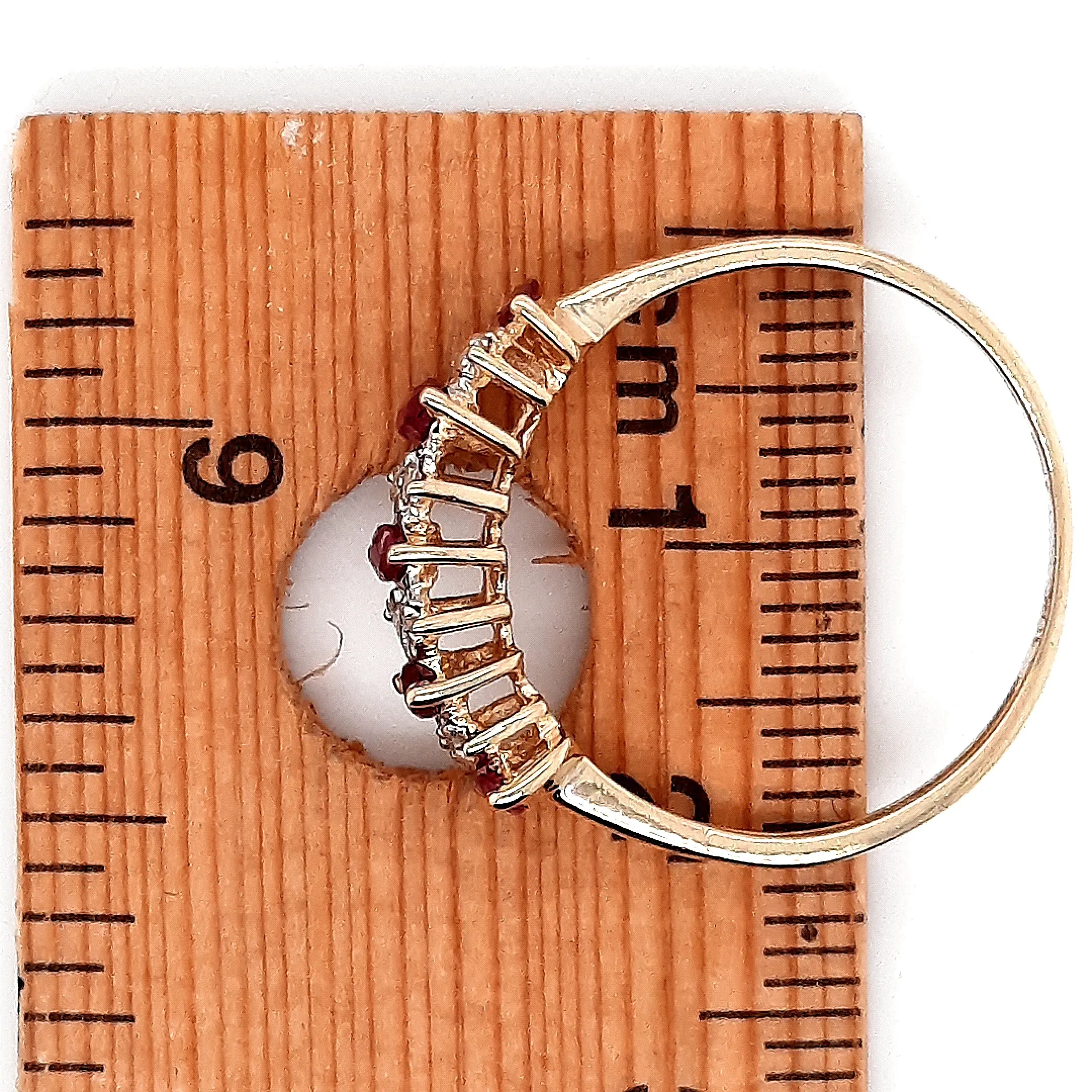 Ruby and Diamond Yellow Gold Ring