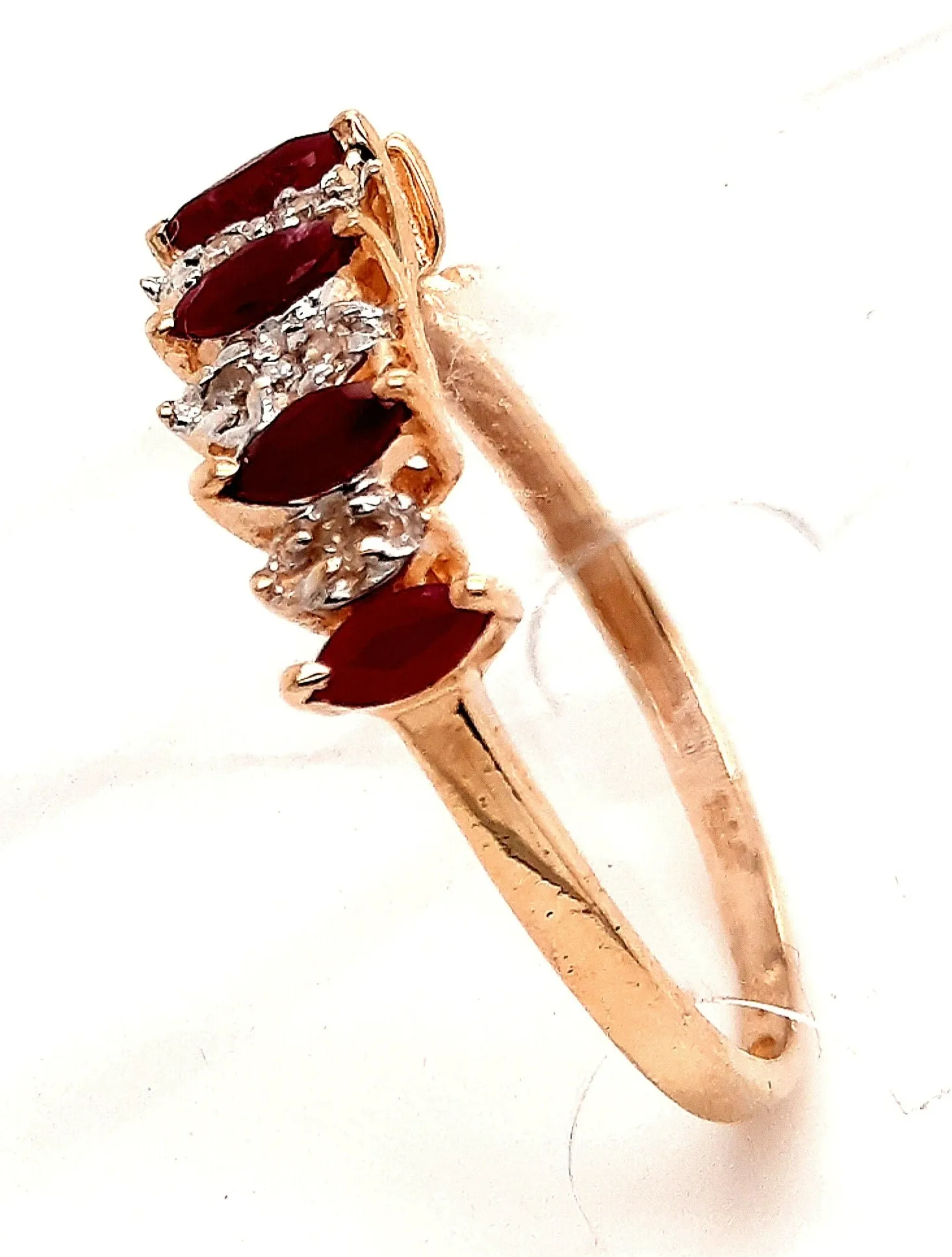Ruby and Diamond Yellow Gold Ring