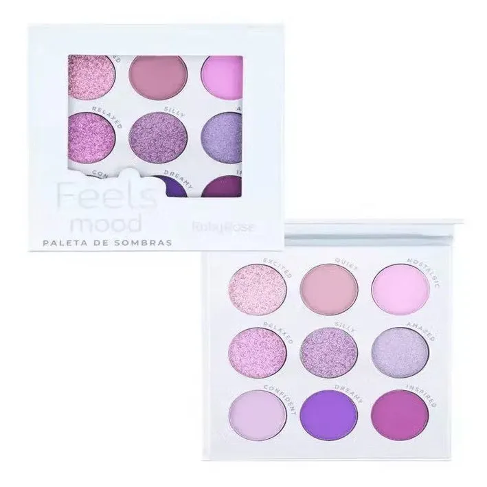 Ruby Rose Feels Mood Eyeshadow Palette 9 Shades