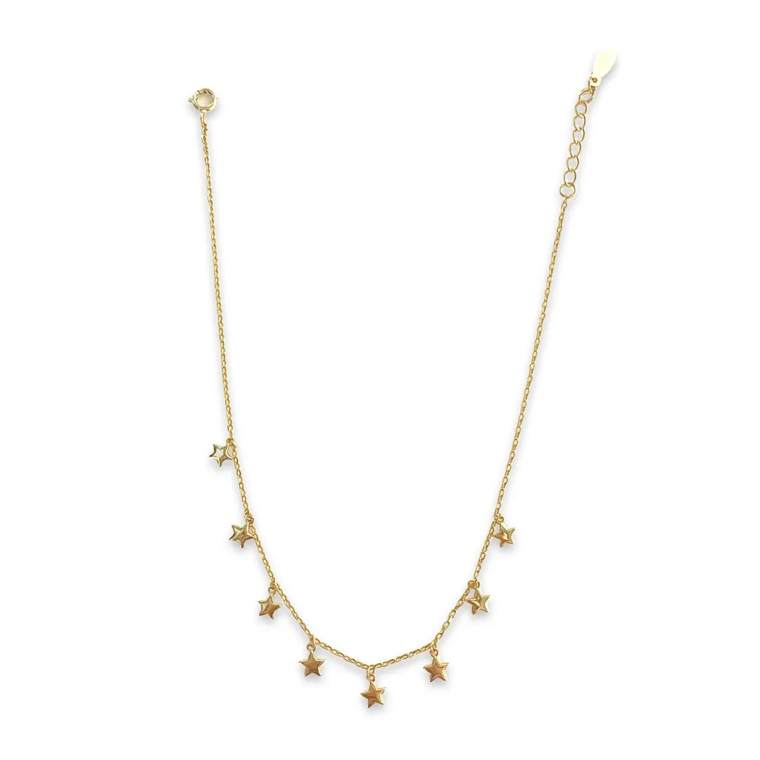 Star Charms Anklet