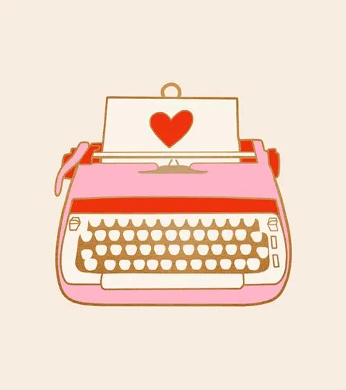 Typewriter Ornament by Melody Miller for Ruby Star Society