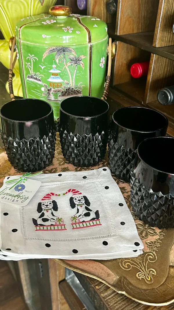 Vintage Glass Tumblers Set - Indiana Glass